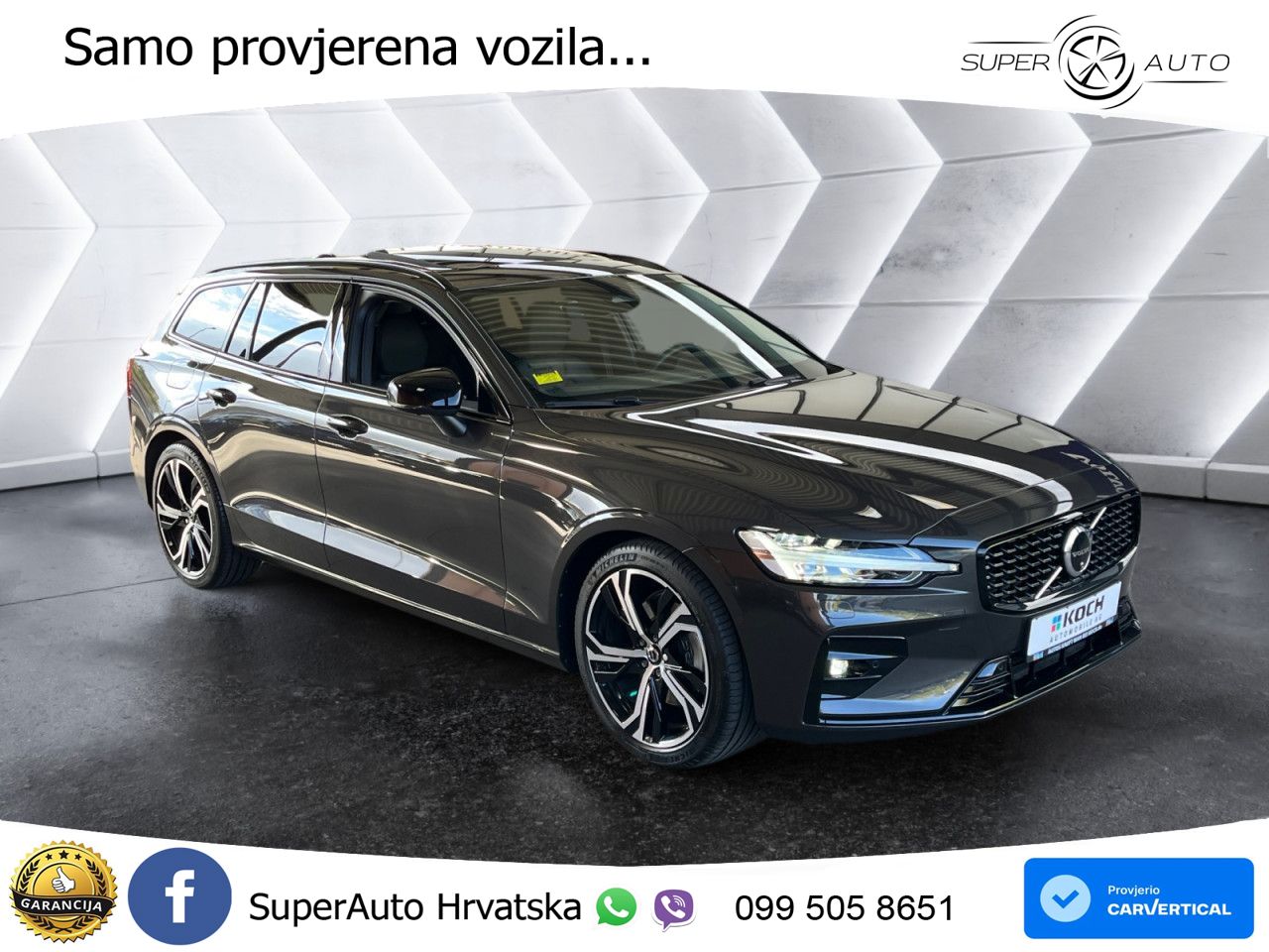 Volvo V60 2.0 B4 Benzin DCT ACC+GR SJED+360+PANO