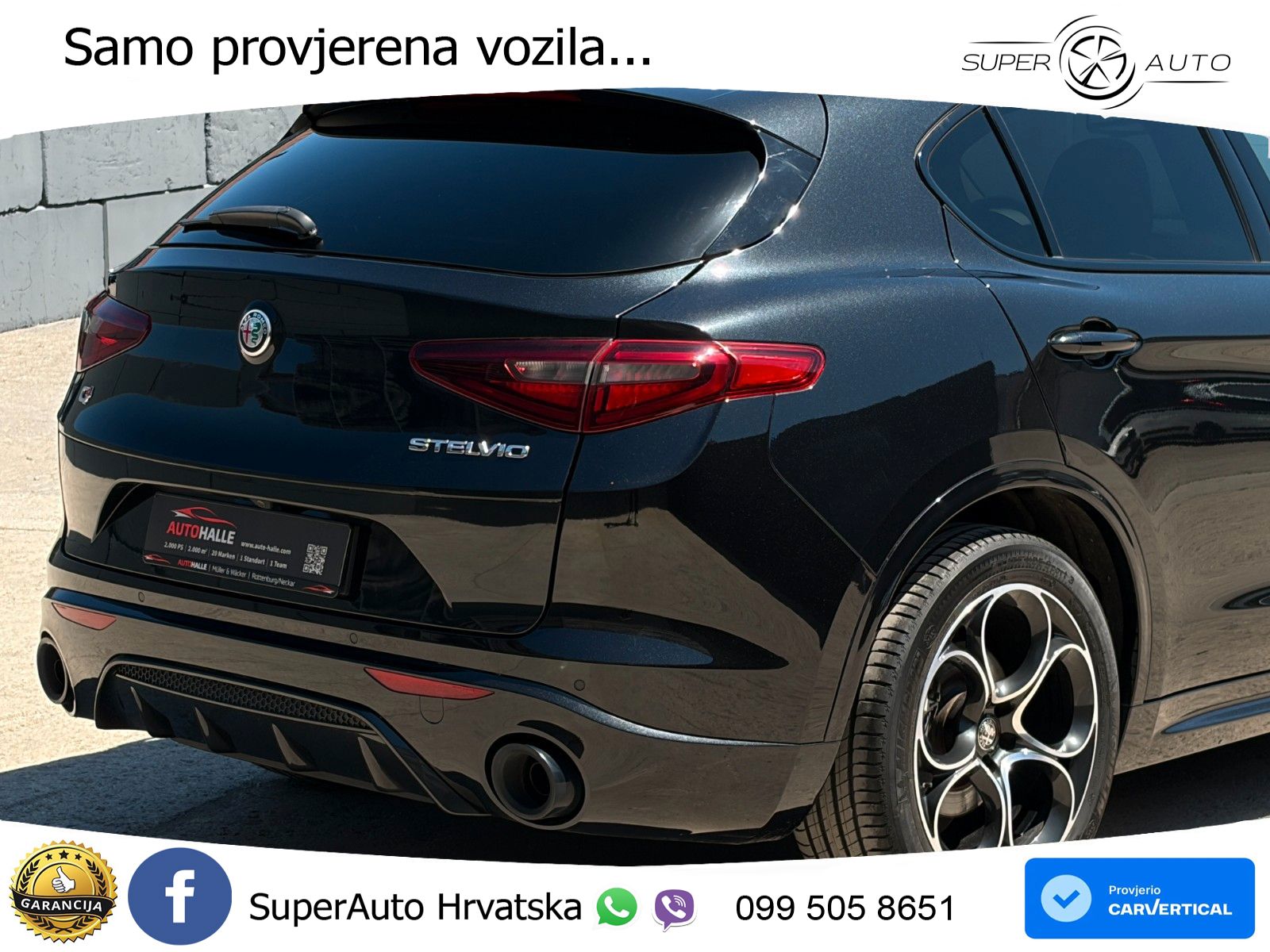 Alfa Romeo Stelvio 2.0 Turbo (280 KS) Q4 Automatic LED+GR SJED+ACC