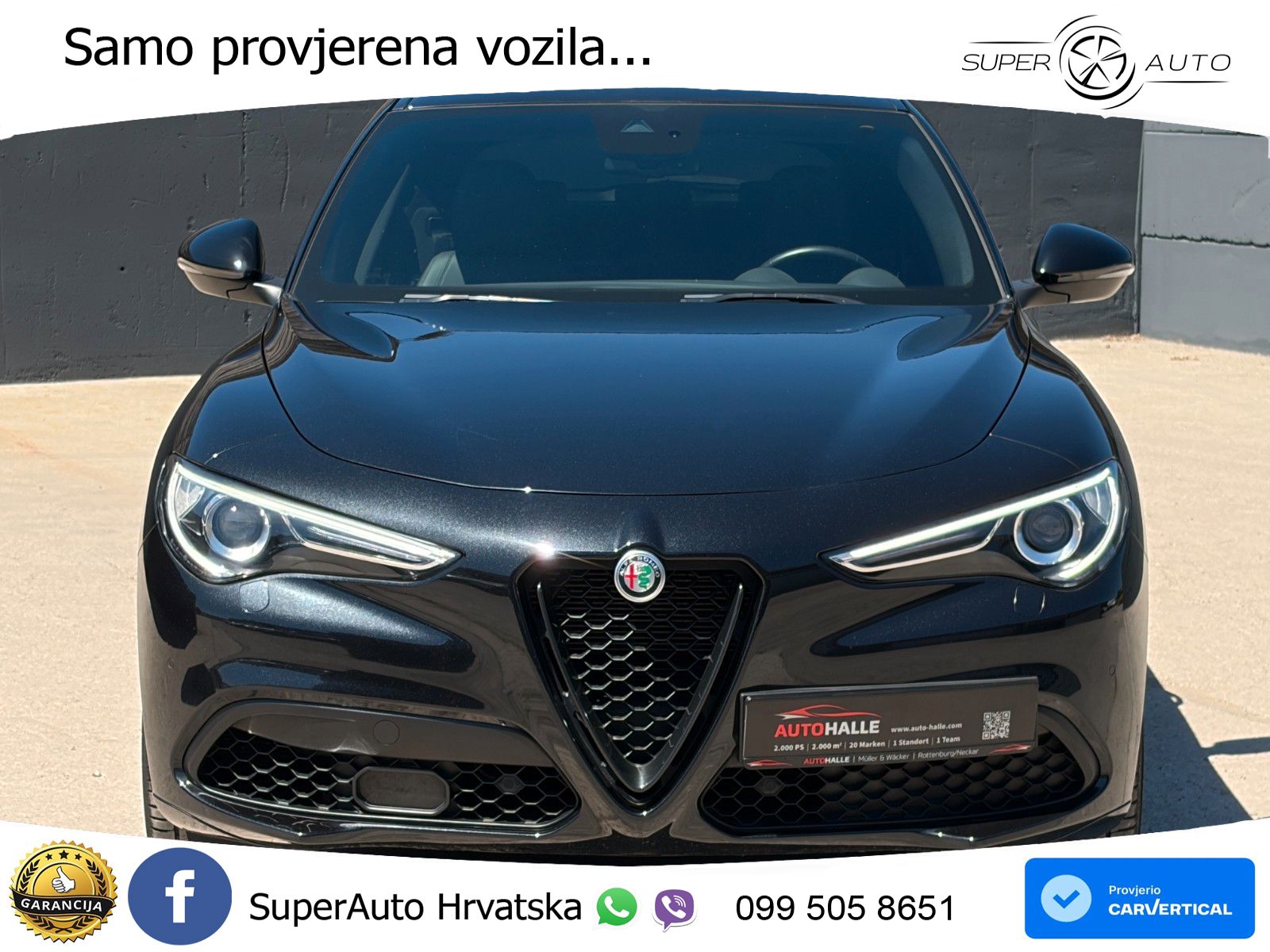 Alfa Romeo Stelvio 2.0 Turbo (280 KS) Q4 Automatic LED+GR SJED+ACC