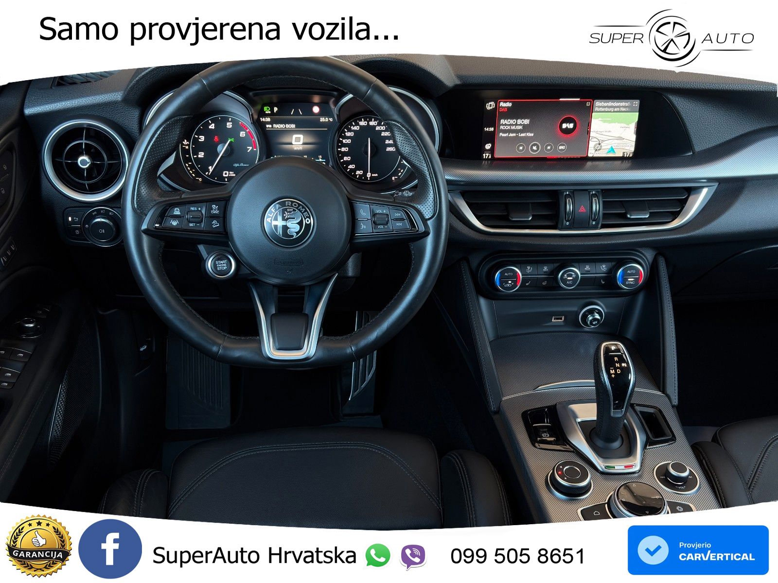 Alfa Romeo Stelvio 2.0 Turbo (280 KS) Q4 Automatic LED+GR SJED+ACC