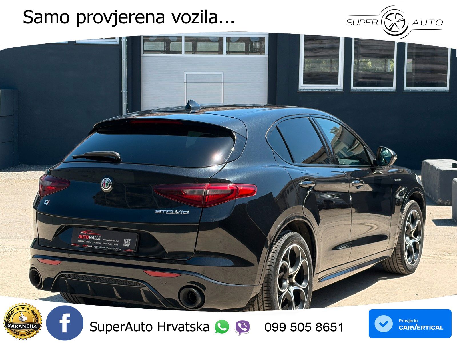 Alfa Romeo Stelvio 2.0 Turbo (280 KS) Q4 Automatic LED+GR SJED+ACC