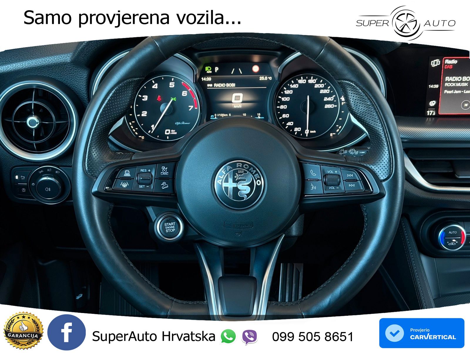 Alfa Romeo Stelvio 2.0 Turbo (280 KS) Q4 Automatic LED+GR SJED+ACC