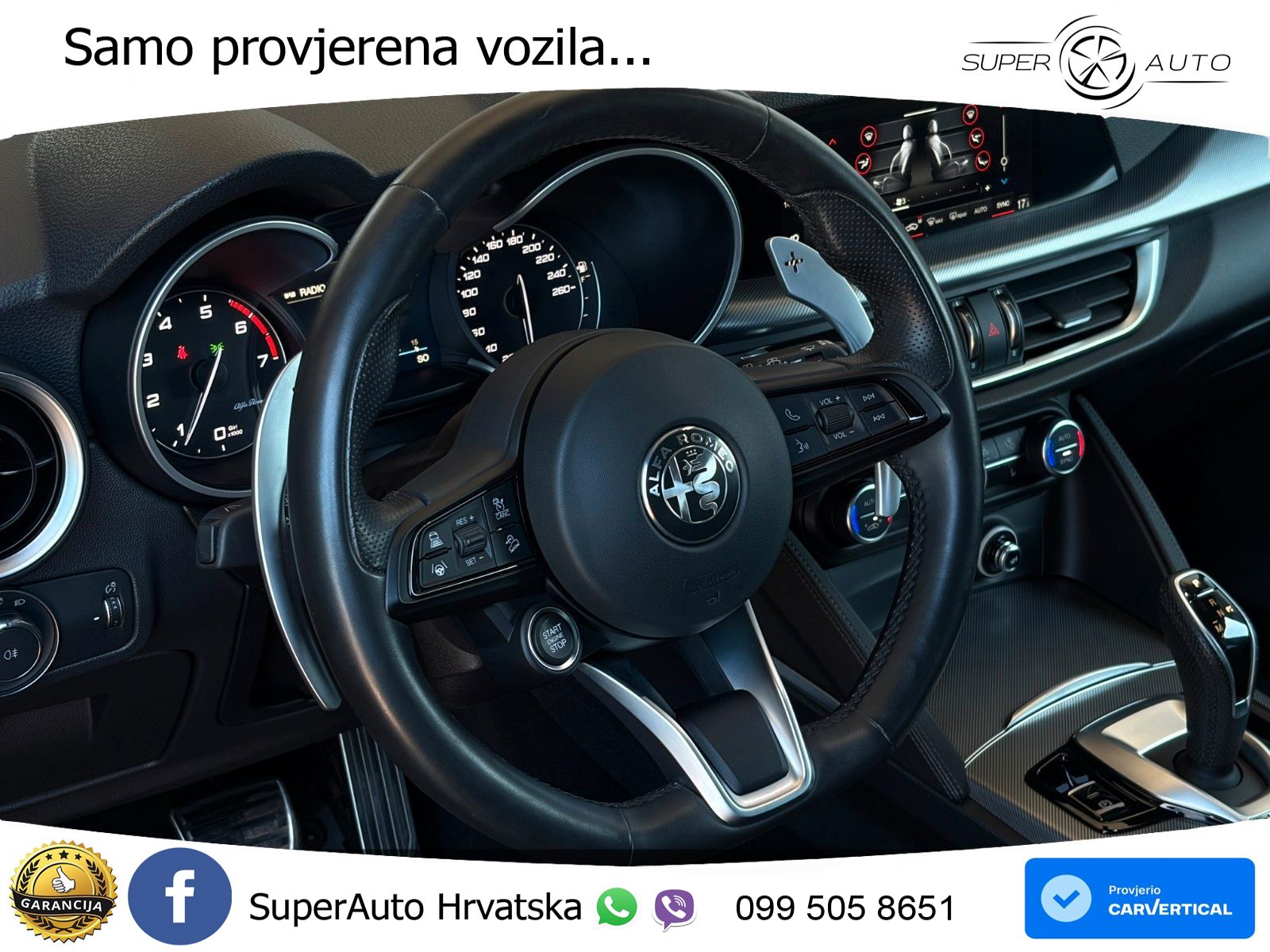 Alfa Romeo Stelvio 2.0 Turbo (280 KS) Q4 Automatic LED+GR SJED+ACC