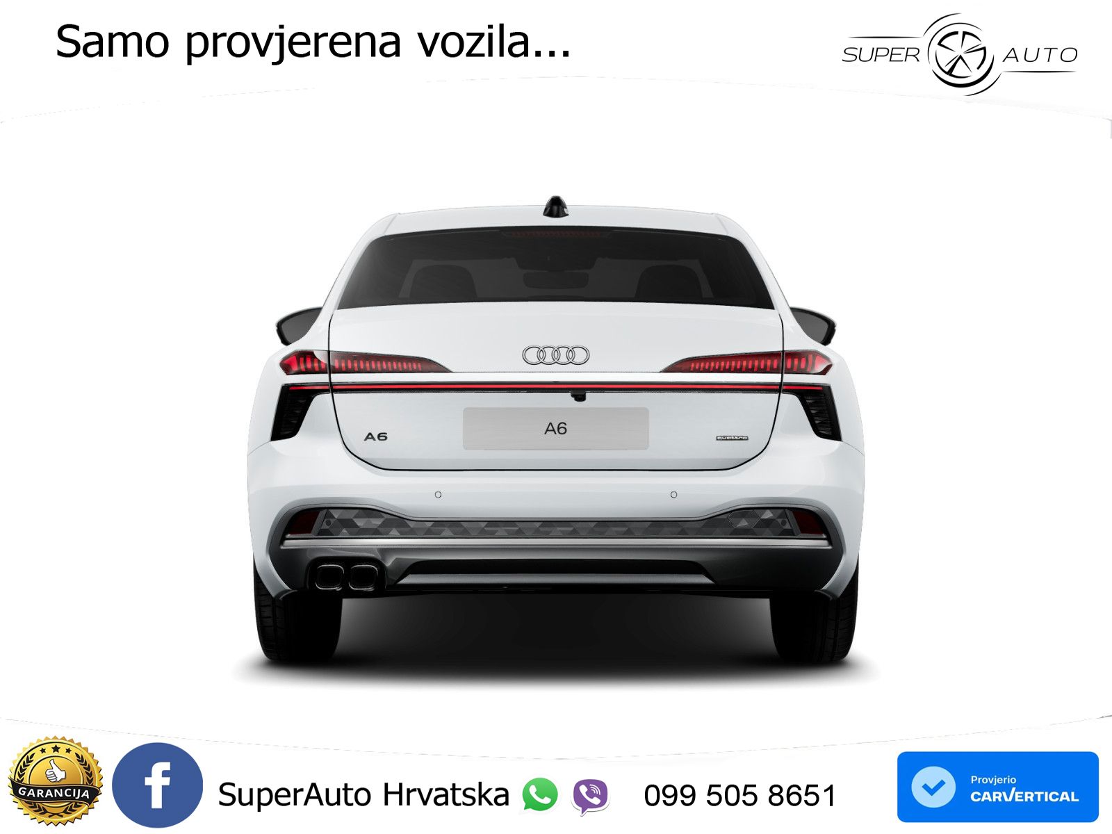 Audi A6 2.0 TDI (204 KS) quattro S tronic LED+GR SJED+ACC