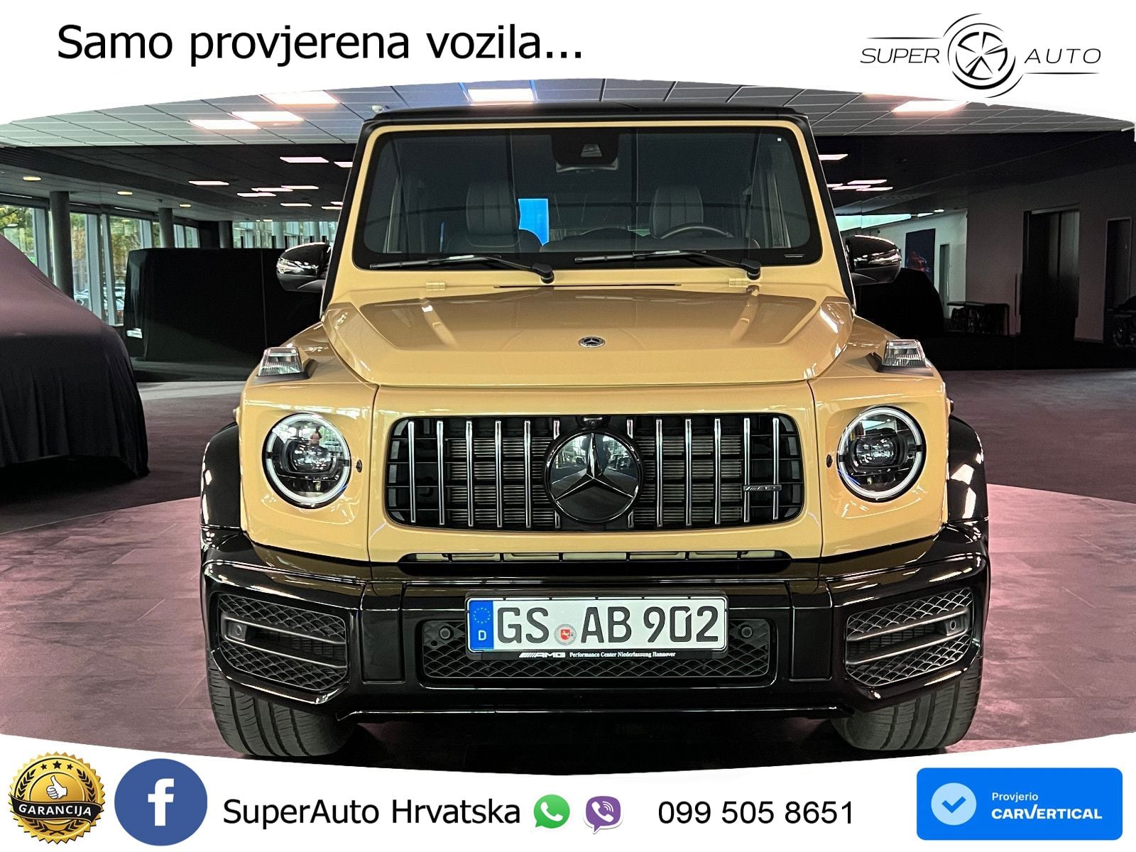 Mercedes AMG G 63 Long V8 (585 KS) 4MATIC 9G-TRONIC AMG SPEEDSHIFT TCT ACC+GR SJED+360+PANO