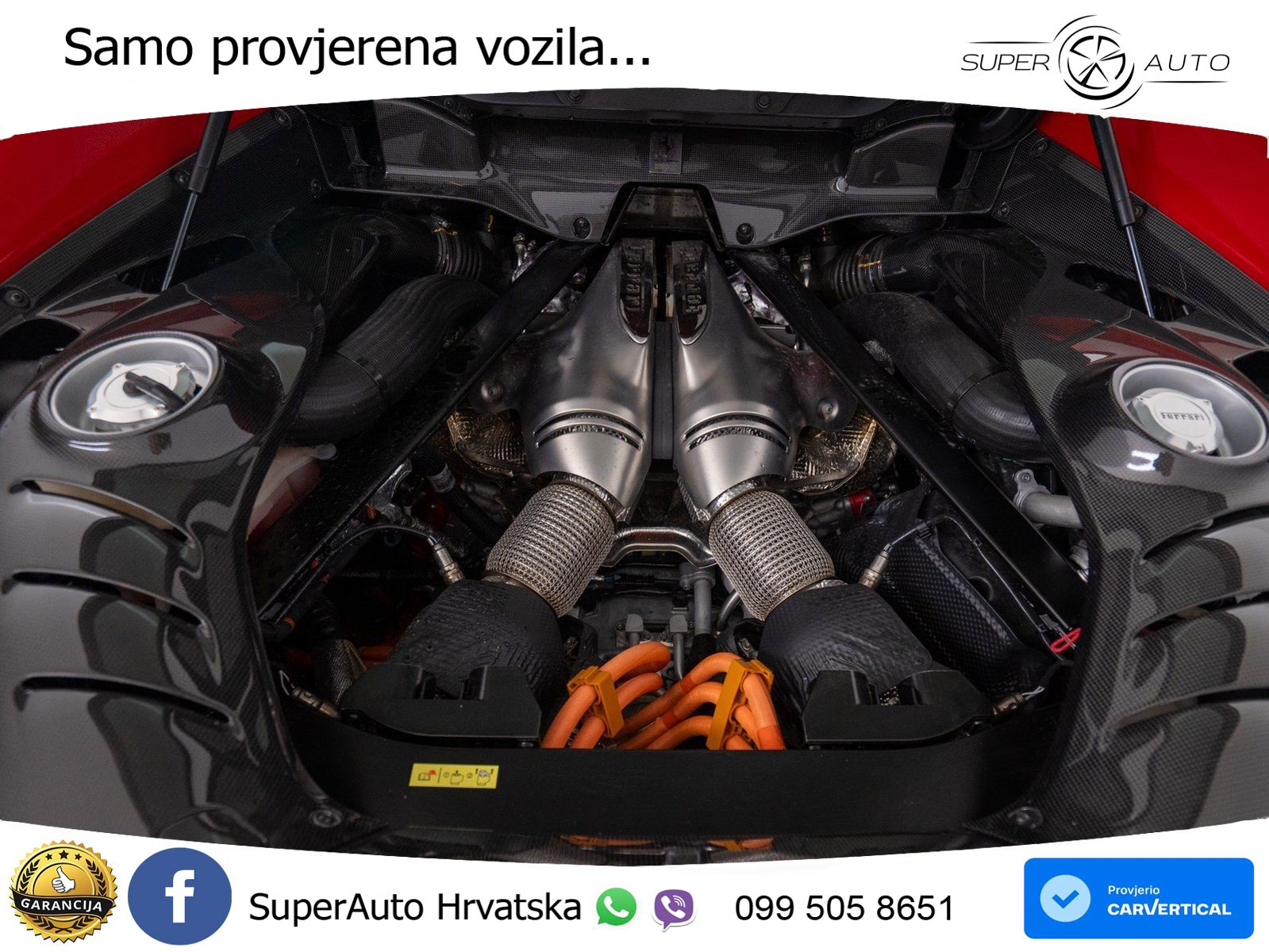 Ferrari 296 GTB 3.0 V6 (830 KS) F1 DCT LED+ACC