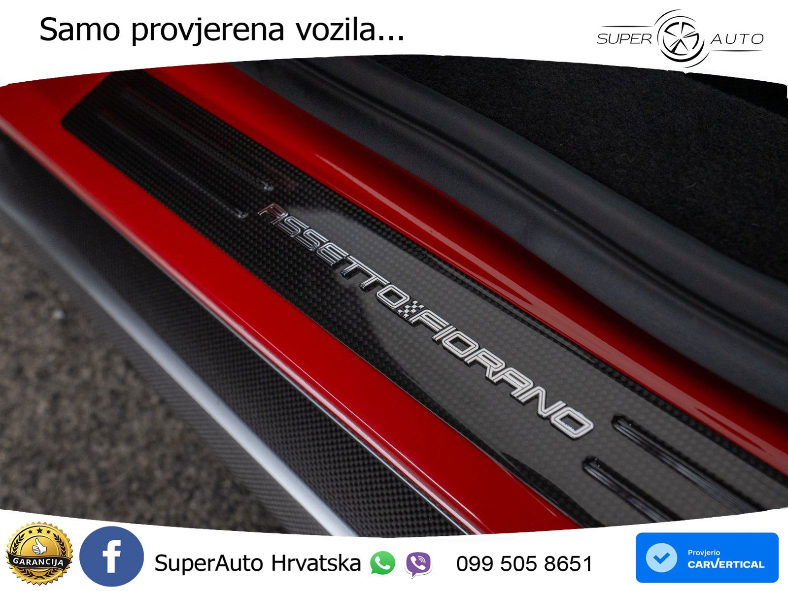 Ferrari 296 GTB 3.0 V6 (830 KS) F1 DCT LED+ACC