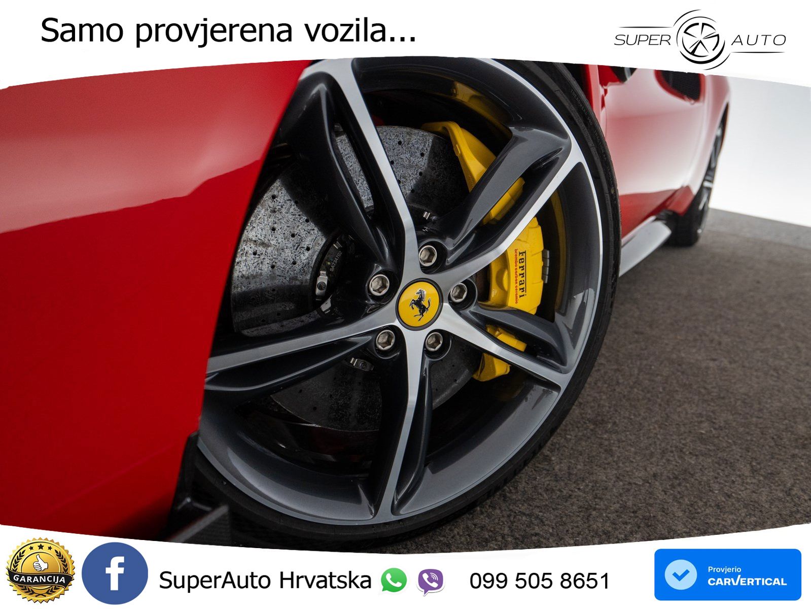 Ferrari 296 GTB 3.0 V6 (830 KS) F1 DCT LED+ACC