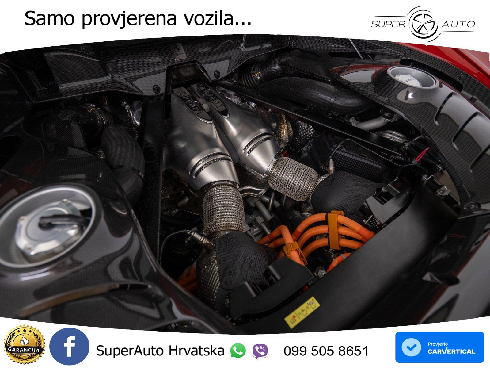 Ferrari 296 GTB 3.0 V6 (830 KS) F1 DCT LED+ACC