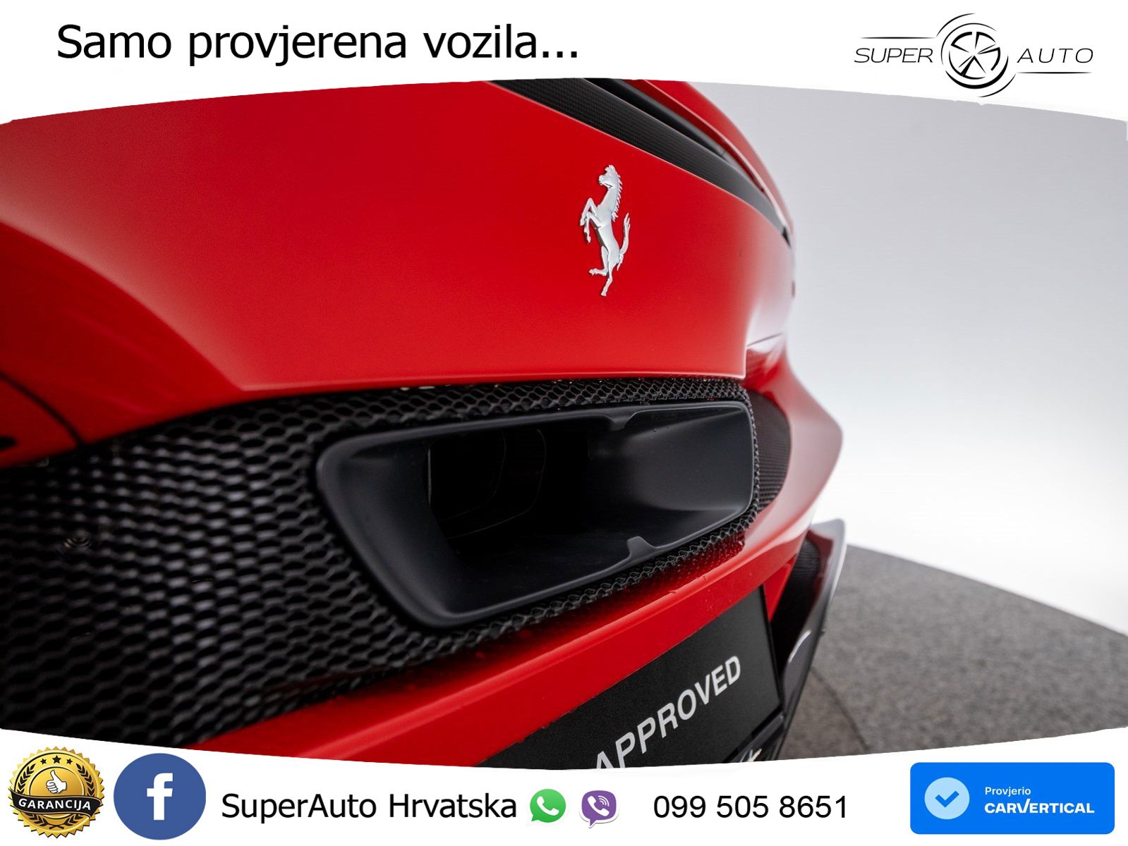 Ferrari 296 GTB 3.0 V6 (830 KS) F1 DCT LED+ACC