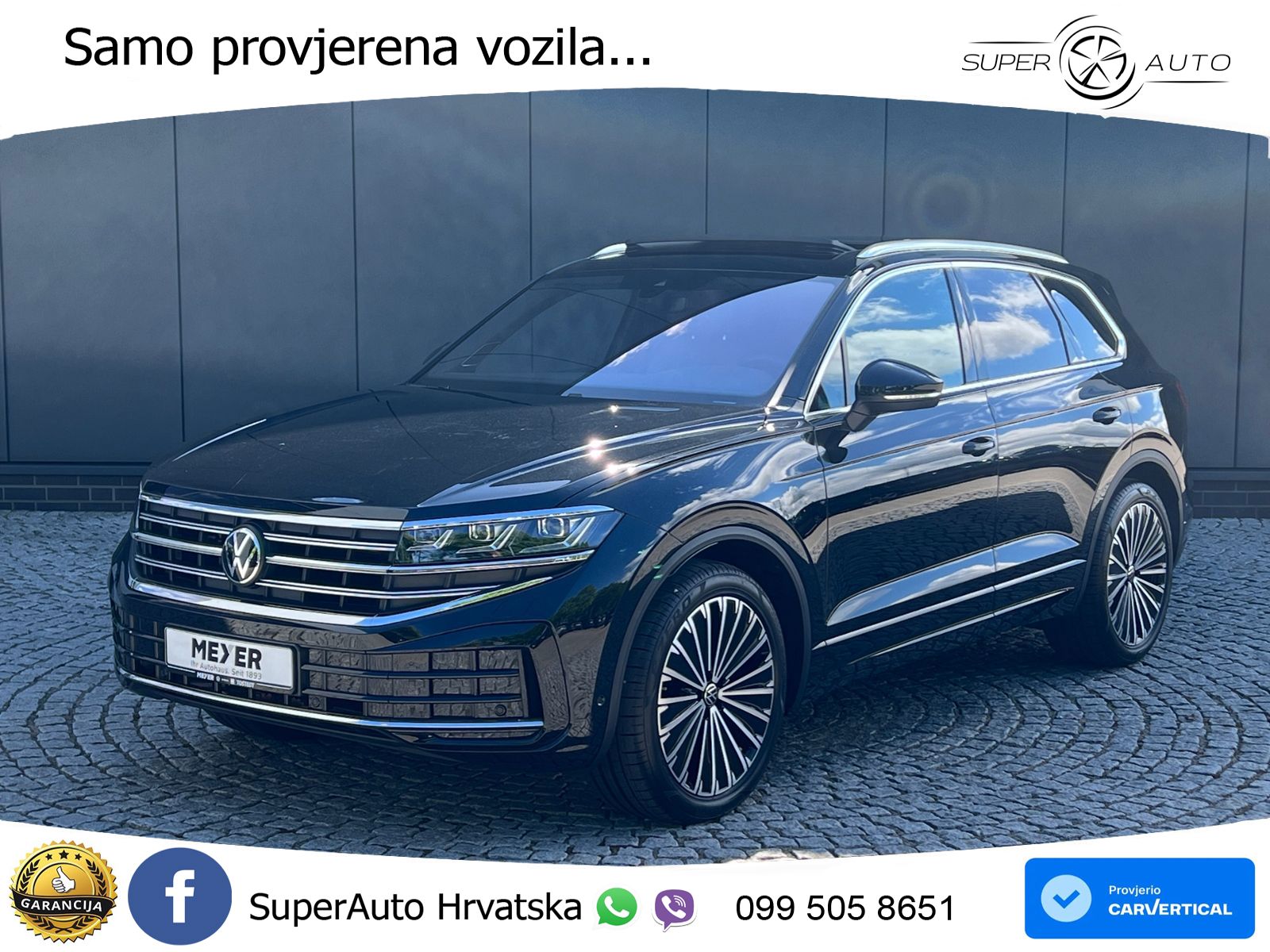 Volkswagen Touareg 3.0 V6 TDI (286 KS) 4MOTION Tiptronic ZRAČNI+ACC+GR SJED+KAM+PANO