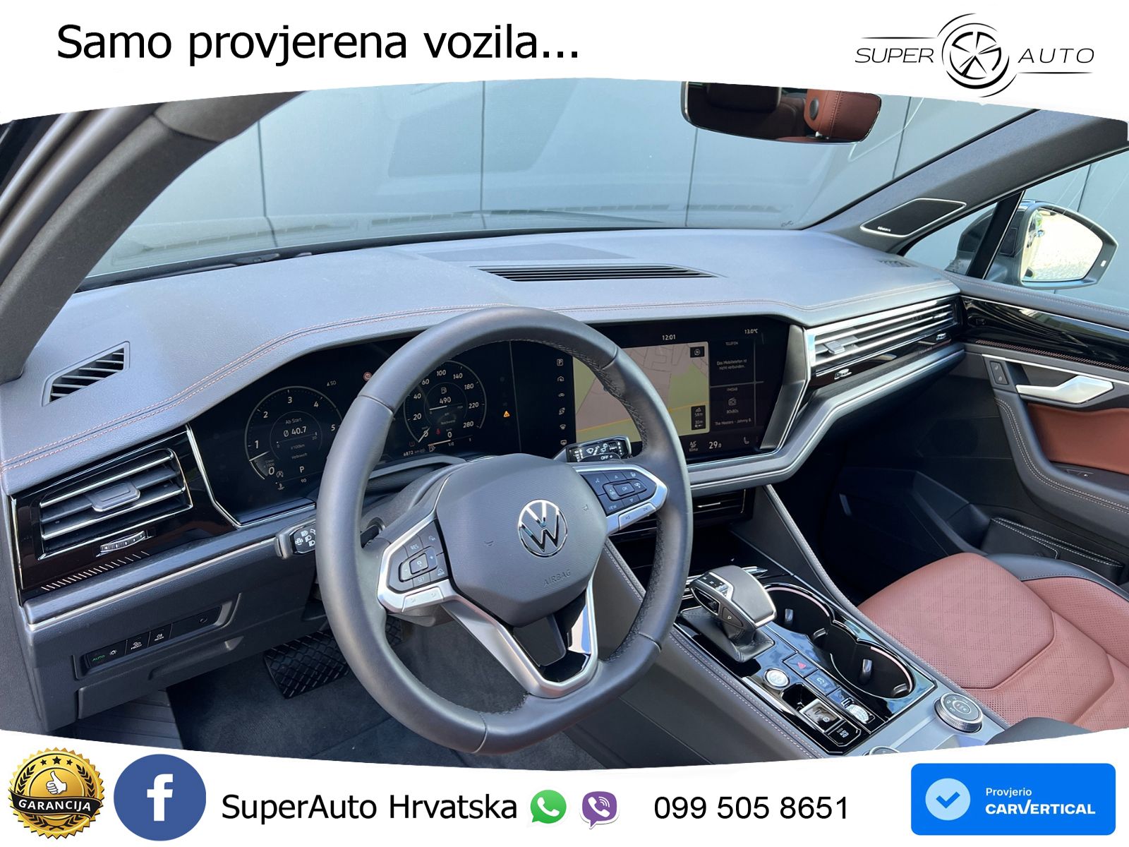 Volkswagen Touareg 3.0 V6 TDI (286 KS) 4MOTION Tiptronic ZRAČNI+ACC+GR SJED+KAM+PANO