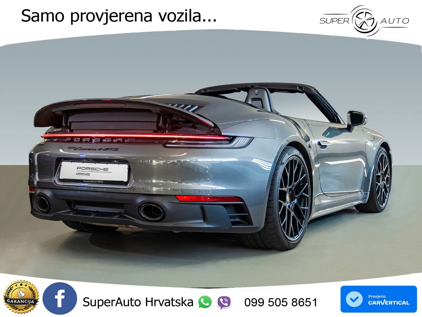 Porsche 911 Carrera 4 GTS Cabriolet 3.0 (480 KS) PDK