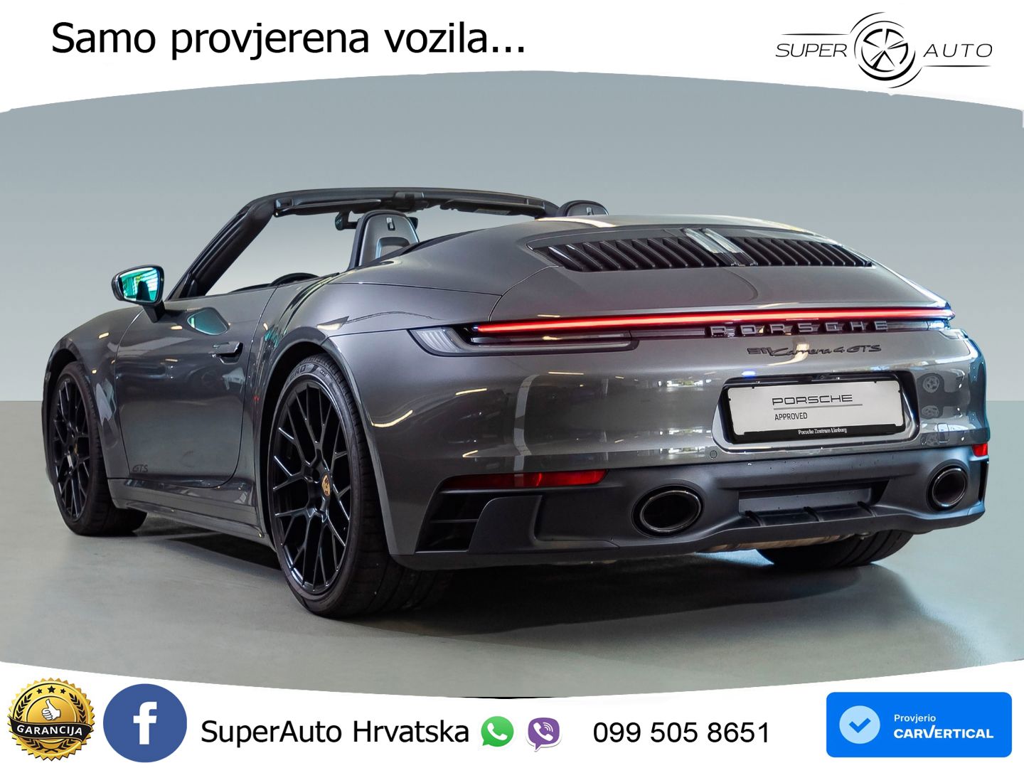 Porsche 911 Carrera 4 GTS Cabriolet 3.0 (480 KS) PDK