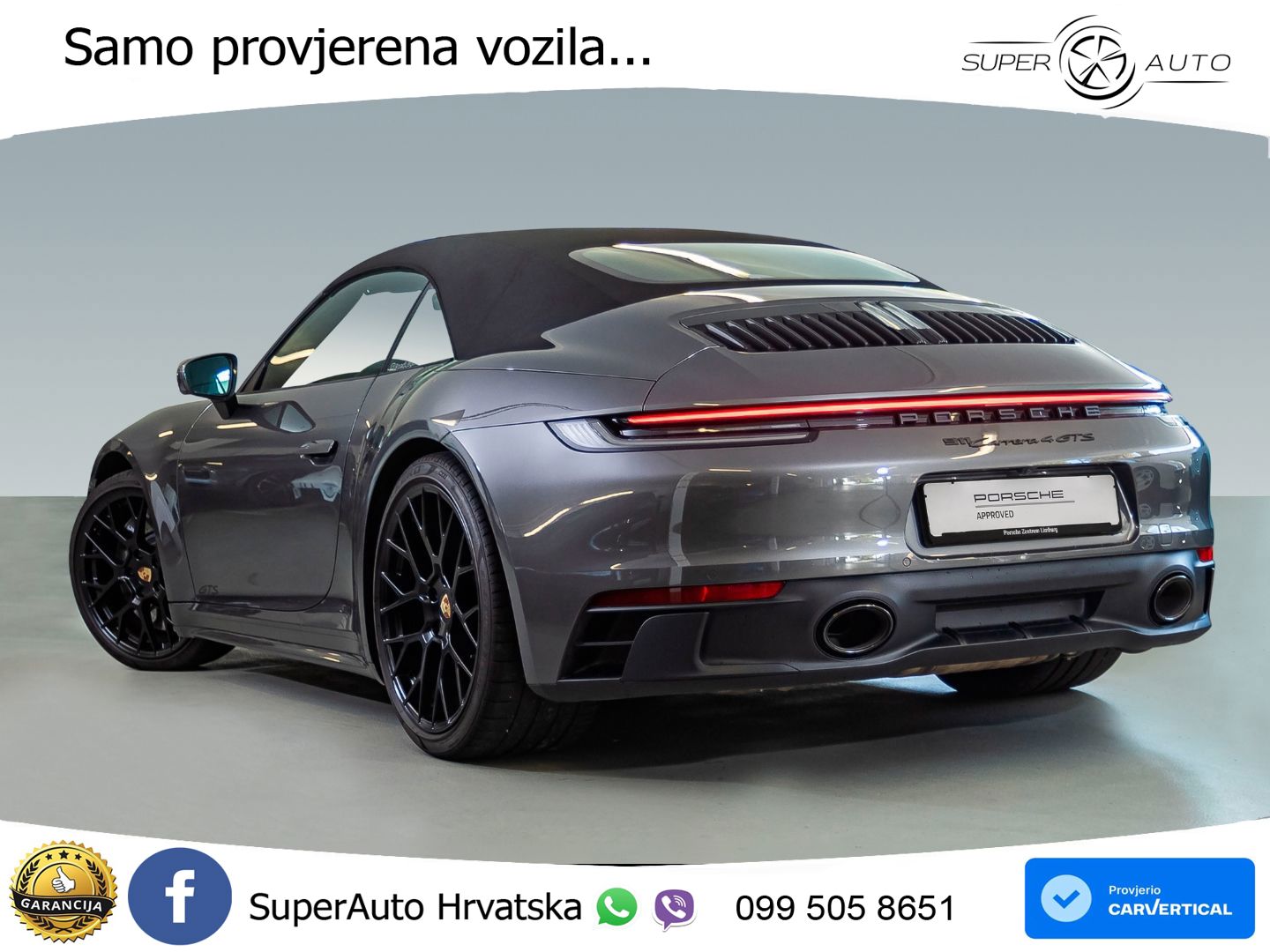 Porsche 911 Carrera 4 GTS Cabriolet 3.0 (480 KS) PDK