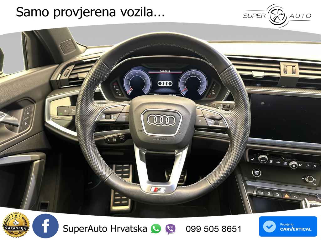 Audi Q3 45 TFSI (245 KS) quattro S tronic 2x S line LED+GR SJED+ACC