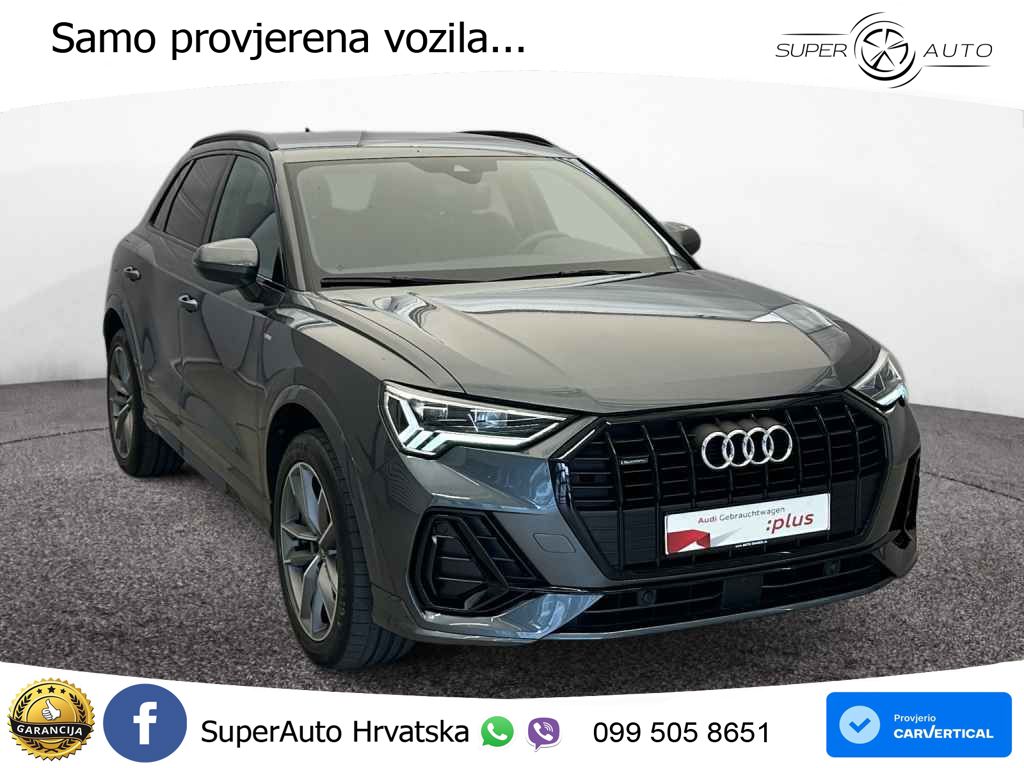 Audi Q3 45 TFSI (245 KS) quattro S tronic 2x S line LED+GR SJED+ACC