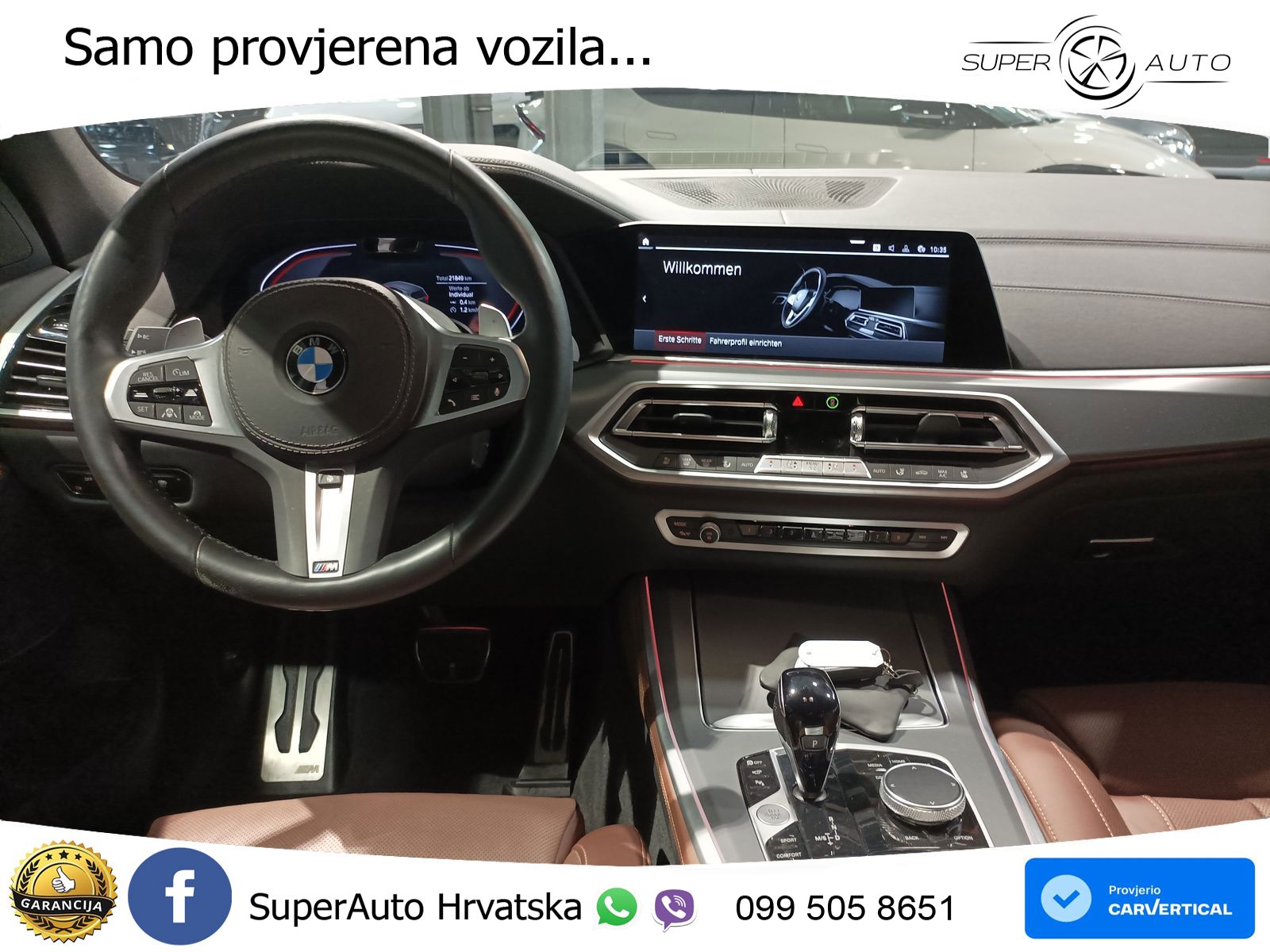 BMW X5 30d (286 KS) xDrive Steptronic M Sport ZRAČNI+ACC+GR SJED+KAM+PANO