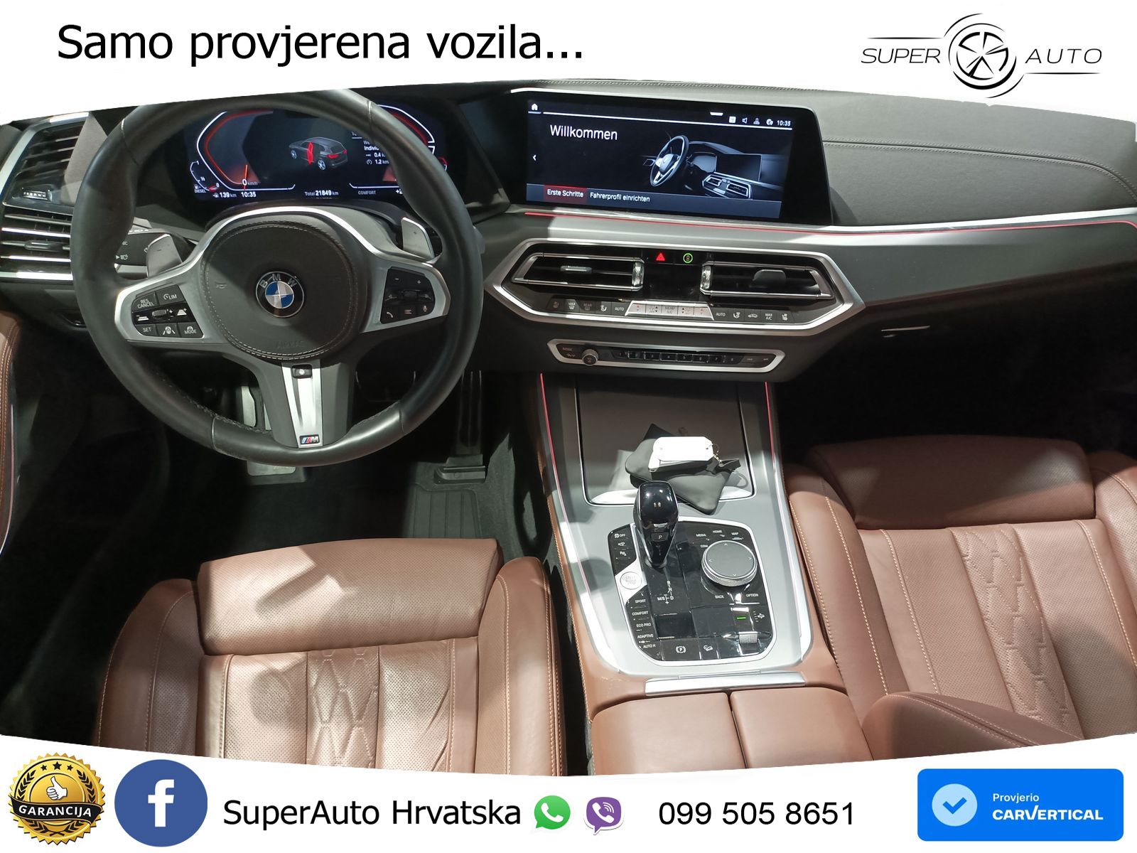 BMW X5 30d (286 KS) xDrive Steptronic M Sport ZRAČNI+ACC+GR SJED+KAM+PANO