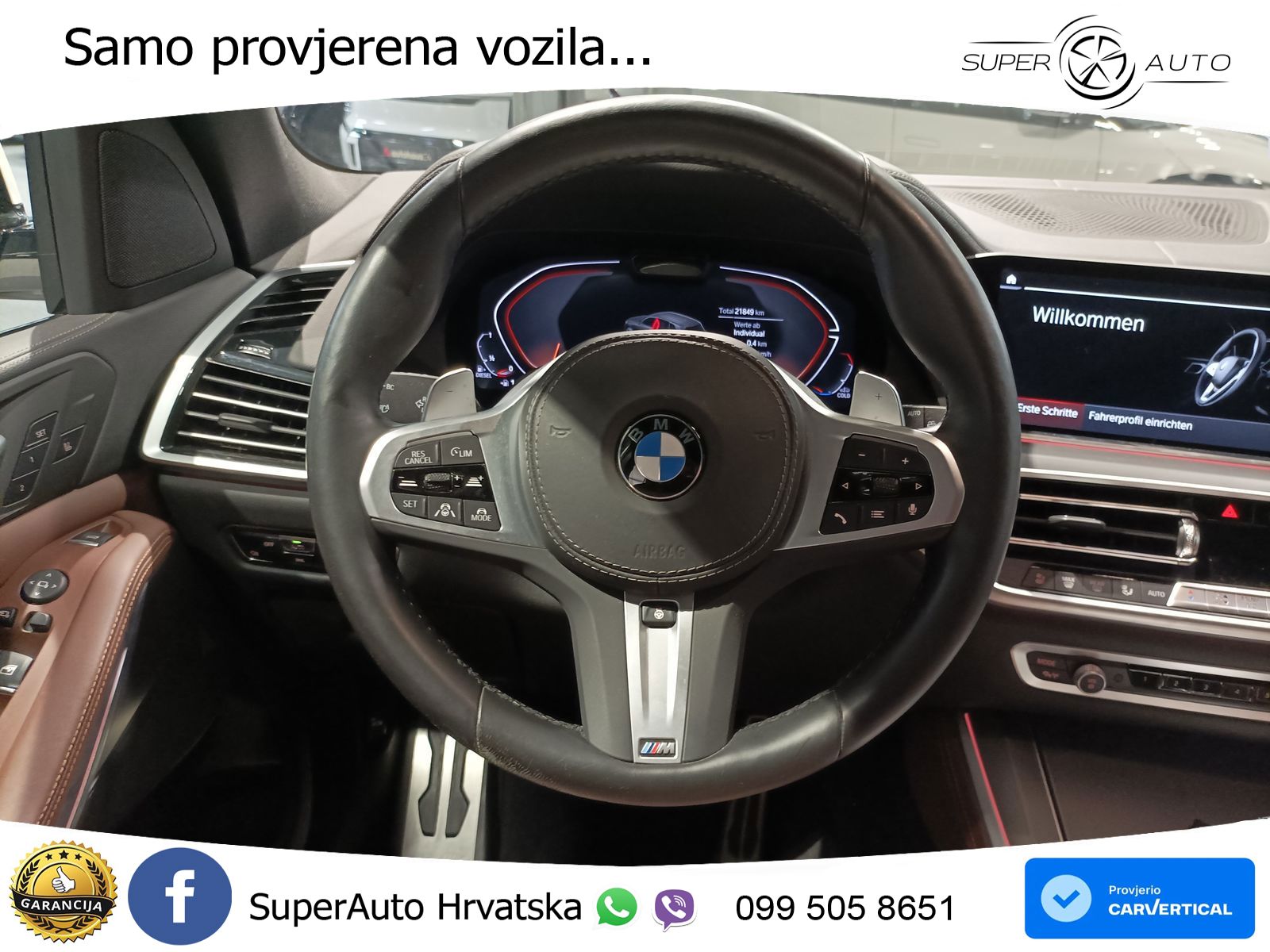 BMW X5 30d (286 KS) xDrive Steptronic M Sport ZRAČNI+ACC+GR SJED+KAM+PANO