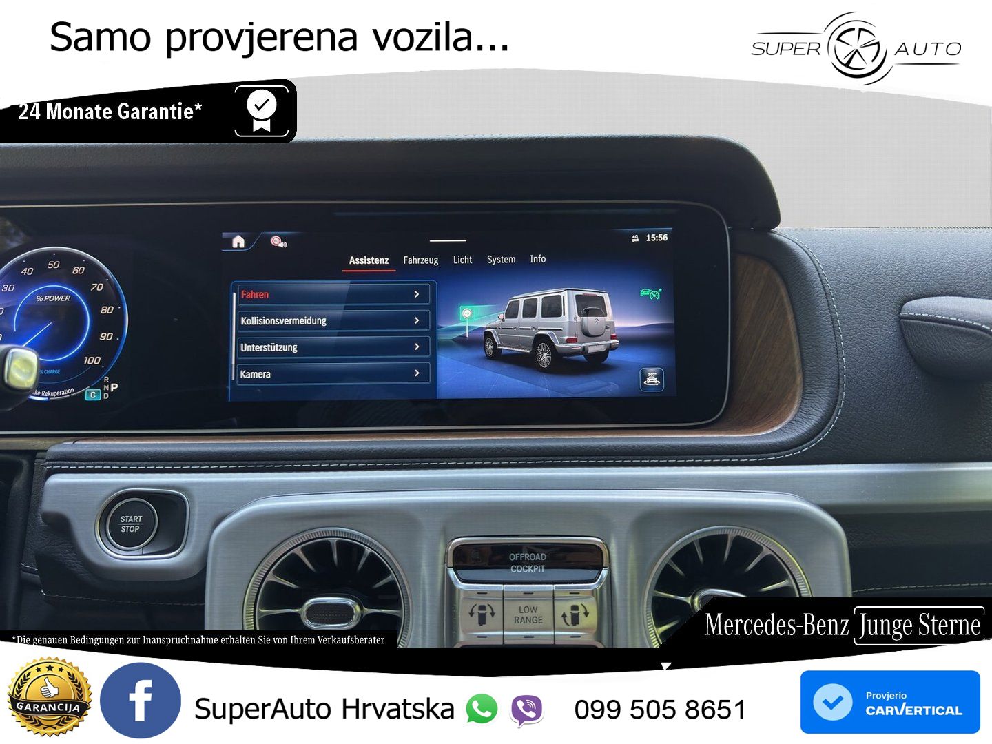 Mercedes G 580 EQ Long 116 kWh (587 KS) 4MATIC Exclusive LED+GR SJED+ACC