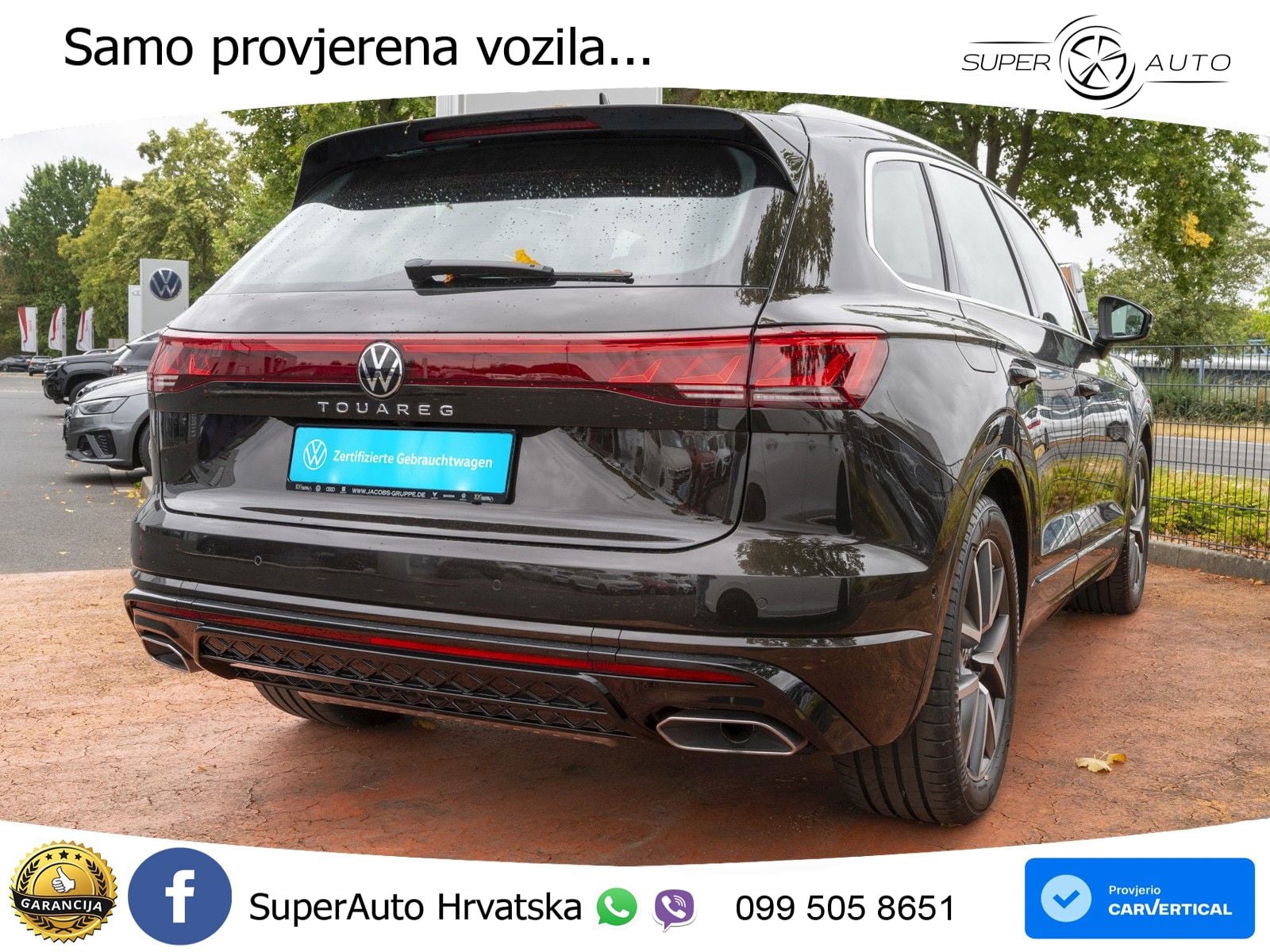 Volkswagen Touareg 3.0 V6 TDI (286 KS) 4MOTION Tiptronic R-Line ZRAČNI+ACC+GR SJED+KAM+PANO