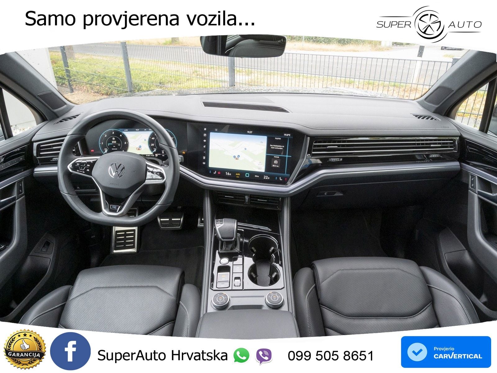 Volkswagen Touareg 3.0 V6 TDI (286 KS) 4MOTION Tiptronic R-Line ZRAČNI+ACC+GR SJED+KAM+PANO