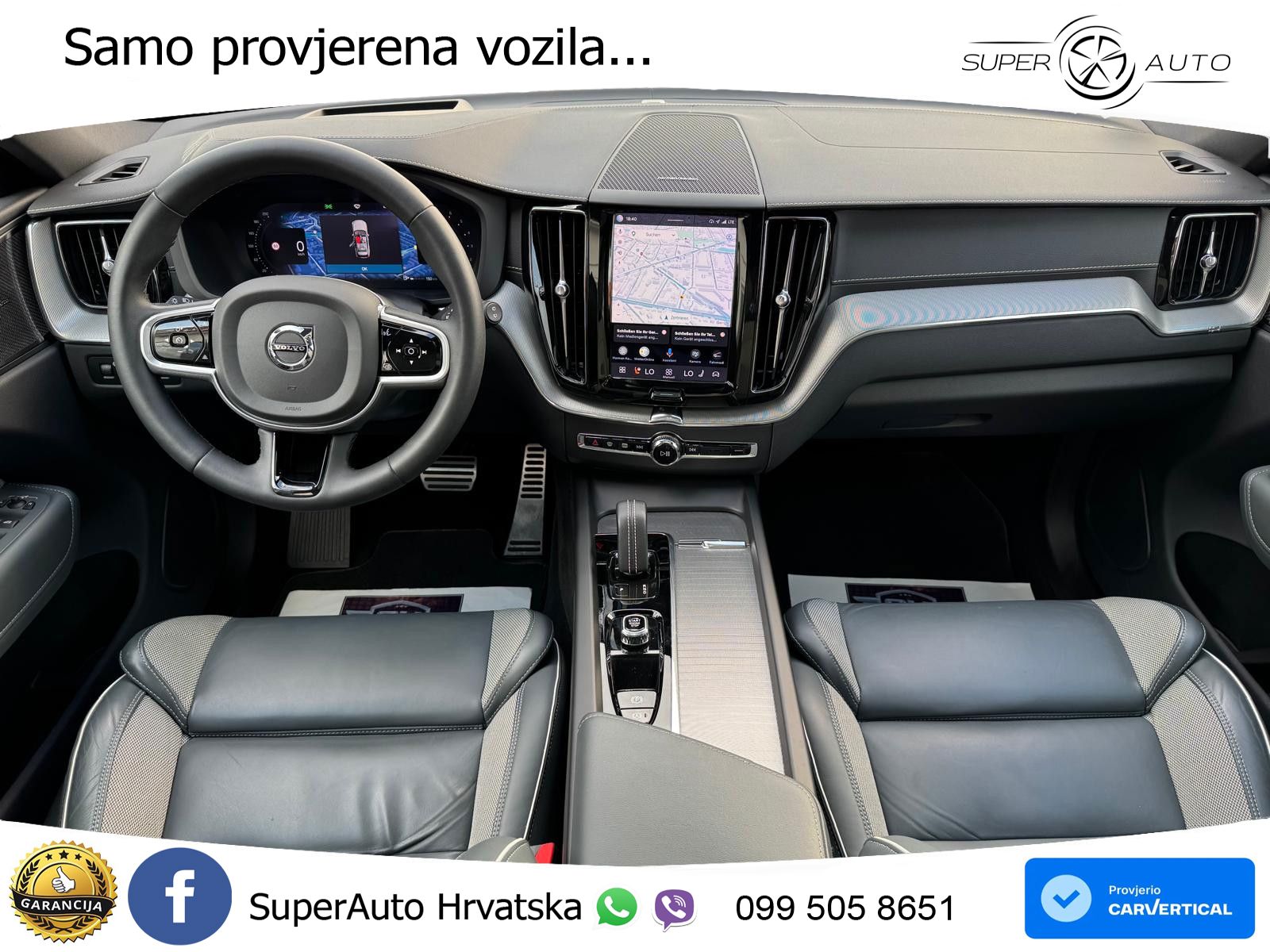 Volvo XC60 B5 Diesel AWD Geartronic ZRAČNI+ACC+GR SJED+KAM+PANO