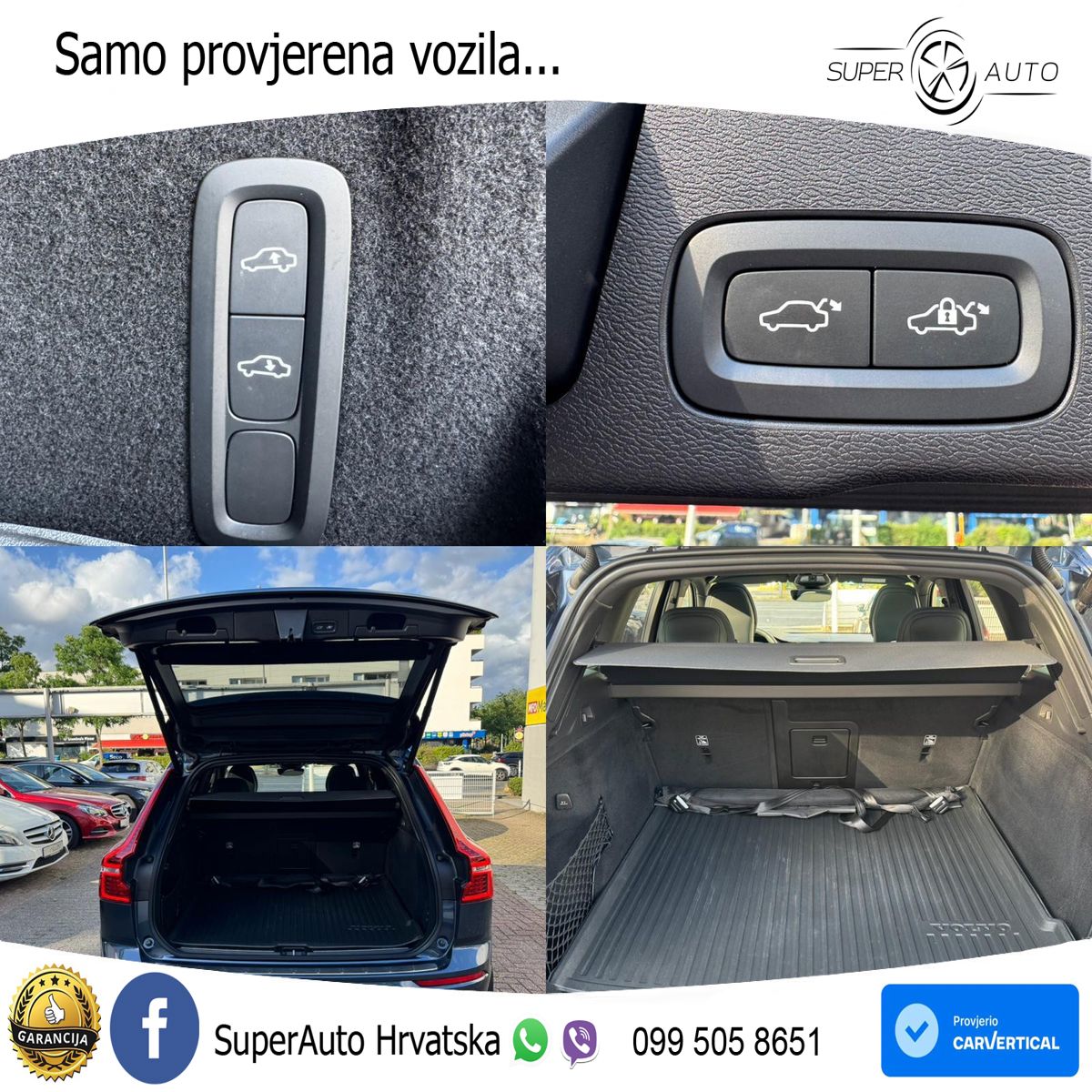 Volvo XC60 B5 Diesel AWD Geartronic ZRAČNI+ACC+GR SJED+KAM+PANO