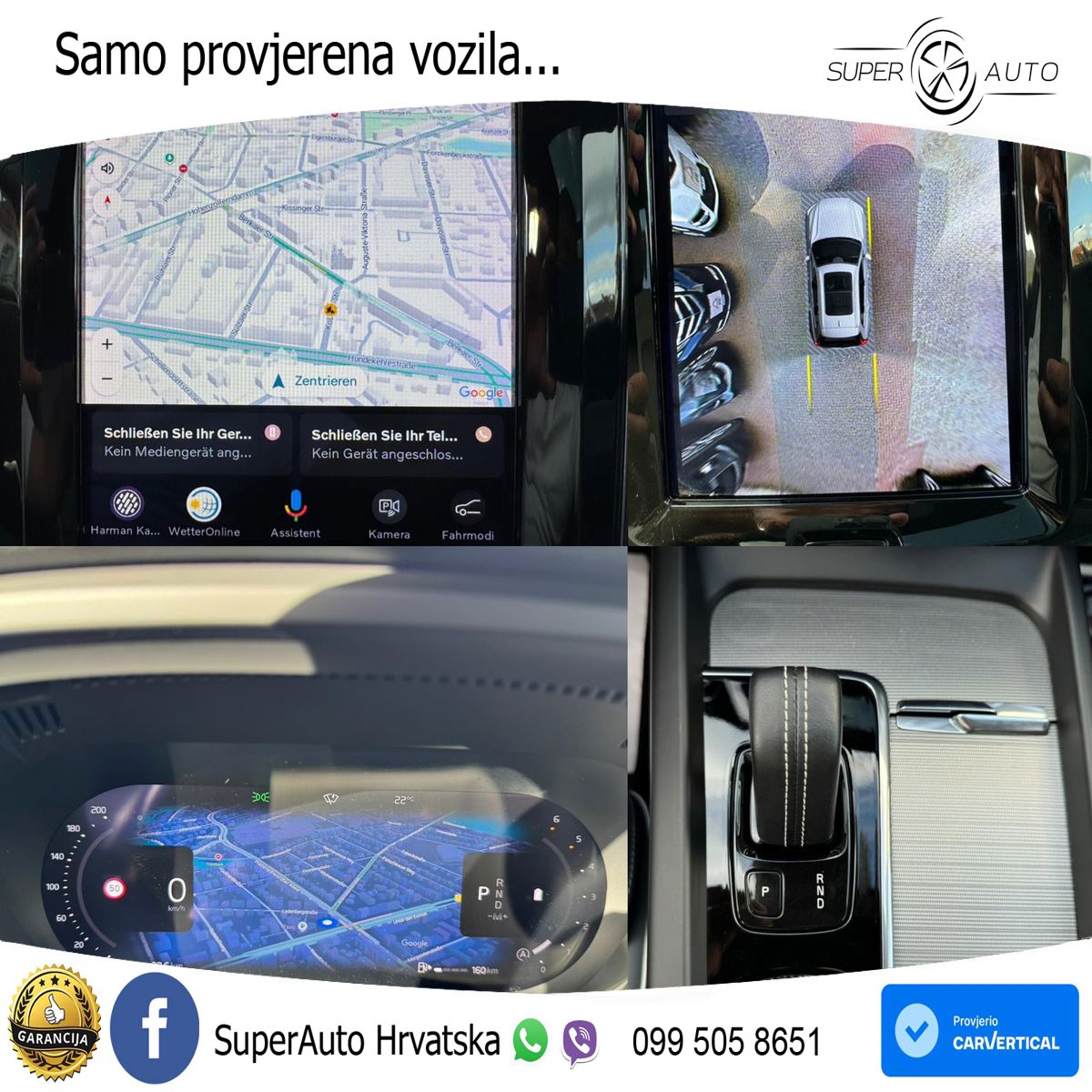 Volvo XC60 B5 Diesel AWD Geartronic ZRAČNI+ACC+GR SJED+KAM+PANO
