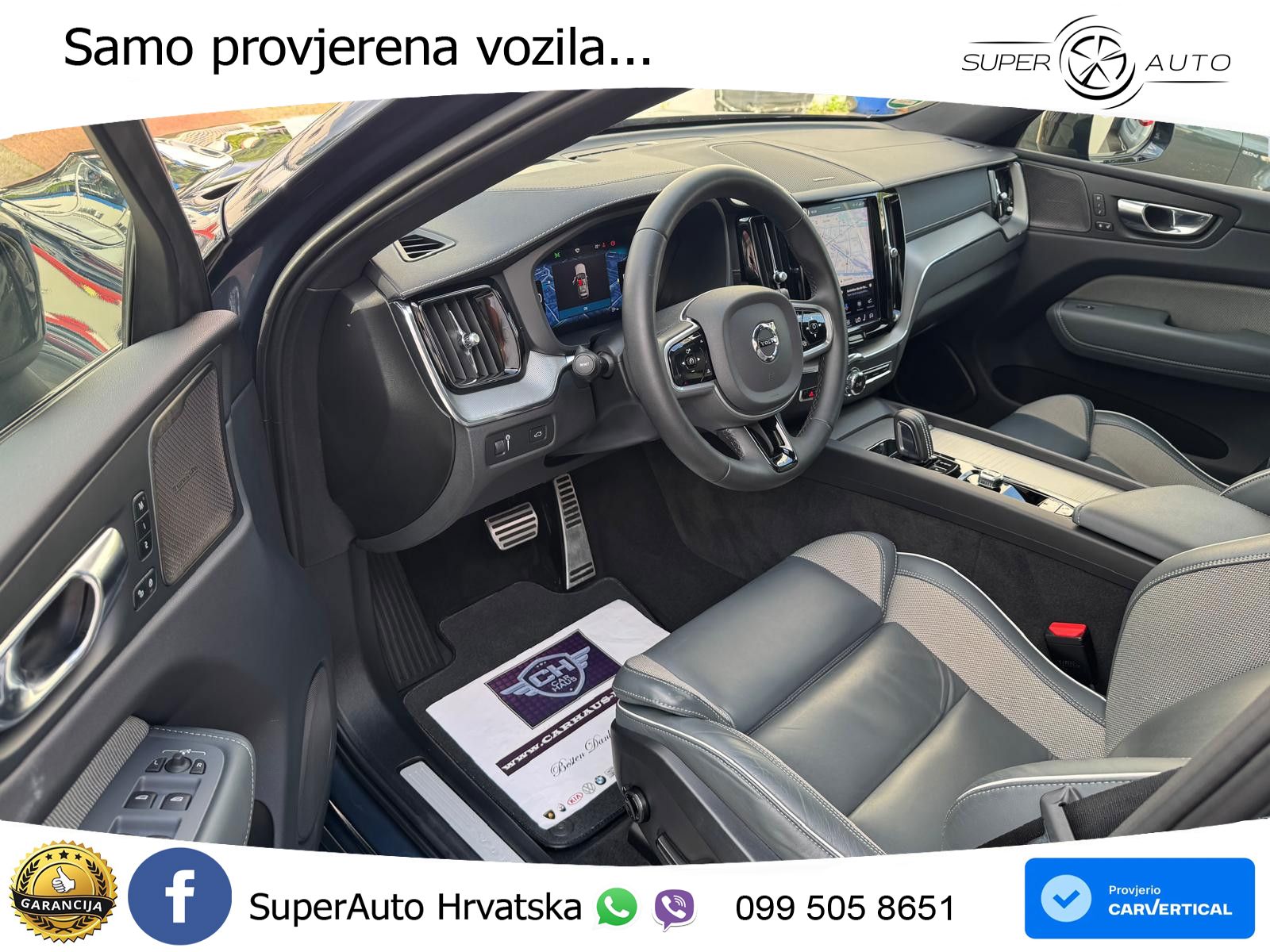 Volvo XC60 B5 Diesel AWD Geartronic ZRAČNI+ACC+GR SJED+KAM+PANO