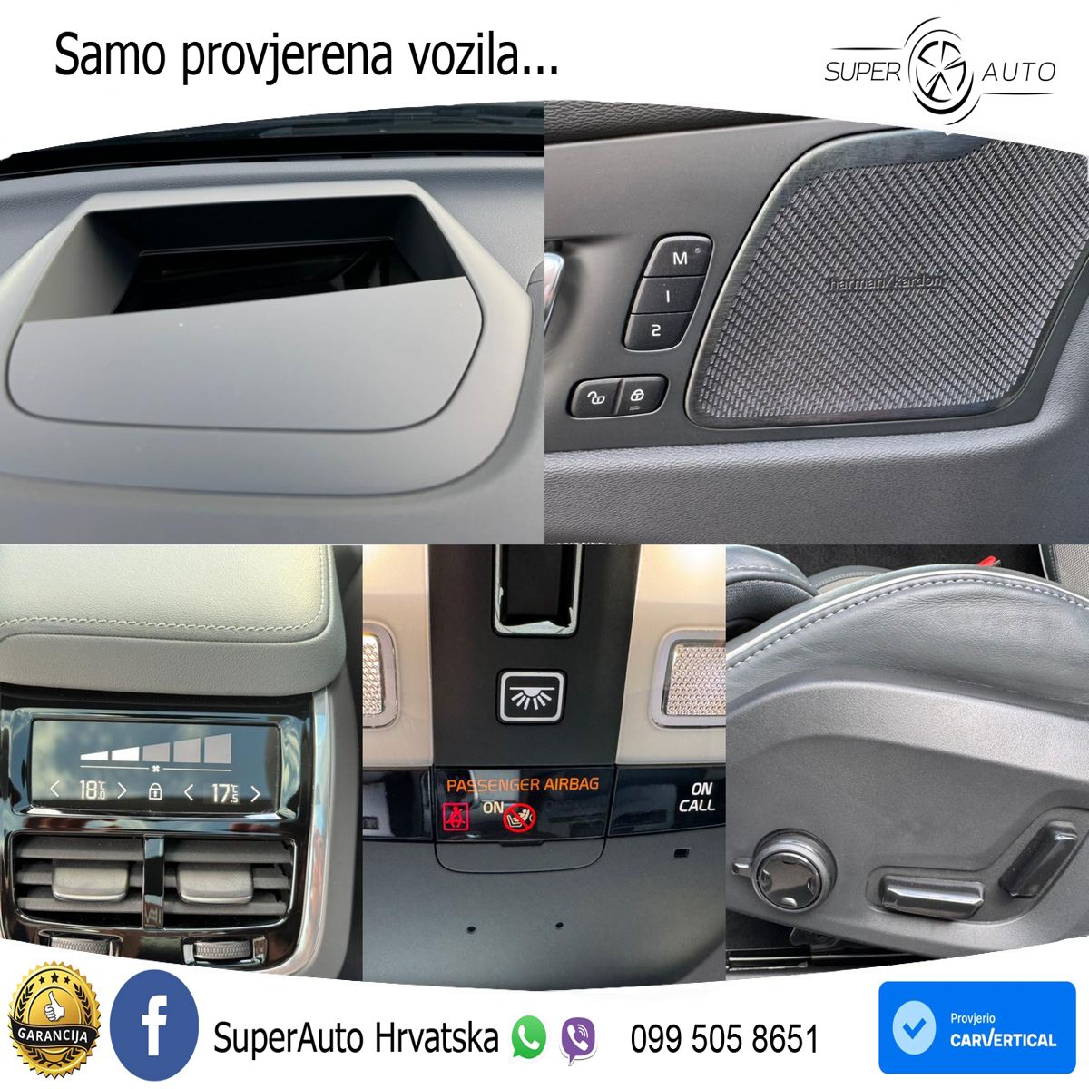Volvo XC60 B5 Diesel AWD Geartronic ZRAČNI+ACC+GR SJED+KAM+PANO