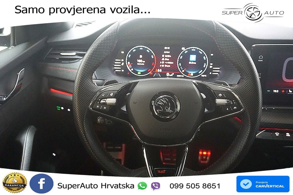 Škoda Octavia Combi RS 2.0 TSI (245 KS) DSG LED+GR SJED+ACC