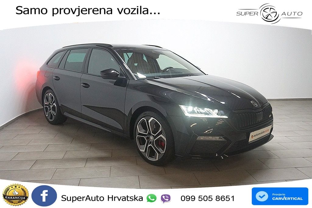 Škoda Octavia Combi RS 2.0 TSI (245 KS) DSG LED+GR SJED+ACC