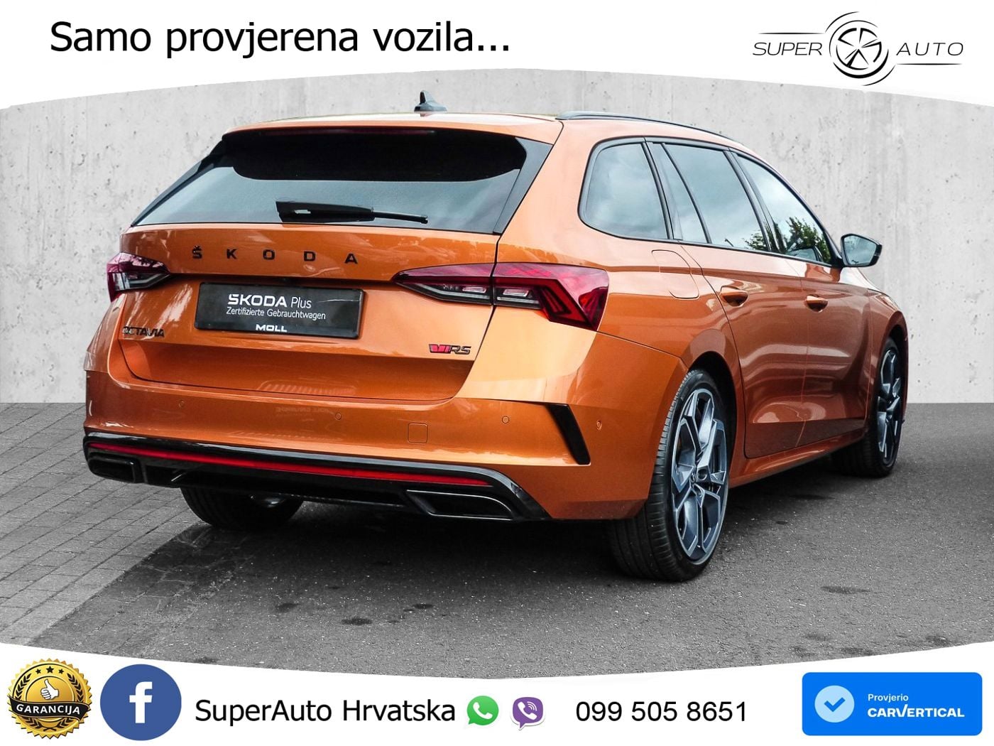 Škoda Octavia Combi RS 2.0 TDI (200 KS) DSG LED+GR SJED+ACC