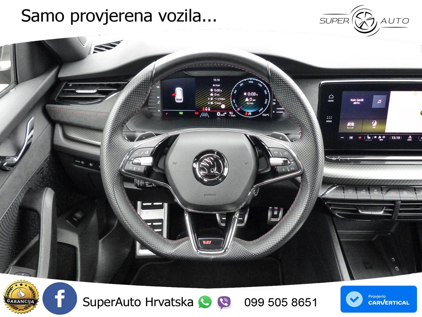 Škoda Octavia Combi RS 2.0 TDI (200 KS) DSG LED+GR SJED+ACC