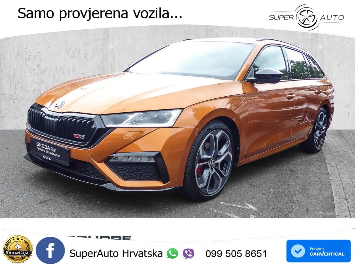 Škoda Octavia Combi RS 2.0 TDI (200 KS) DSG LED+GR SJED+ACC