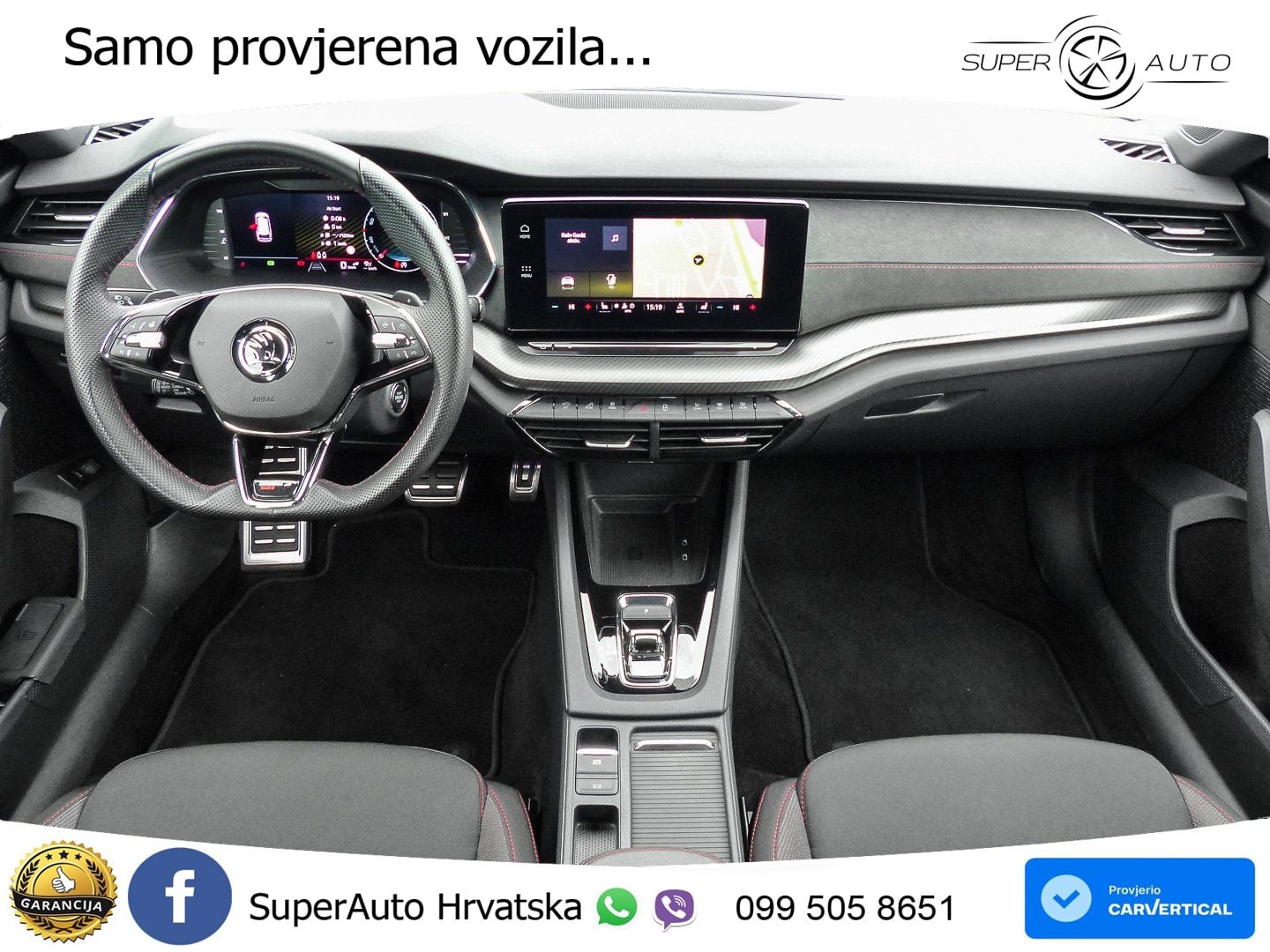 Škoda Octavia Combi RS 2.0 TDI (200 KS) DSG LED+GR SJED+ACC