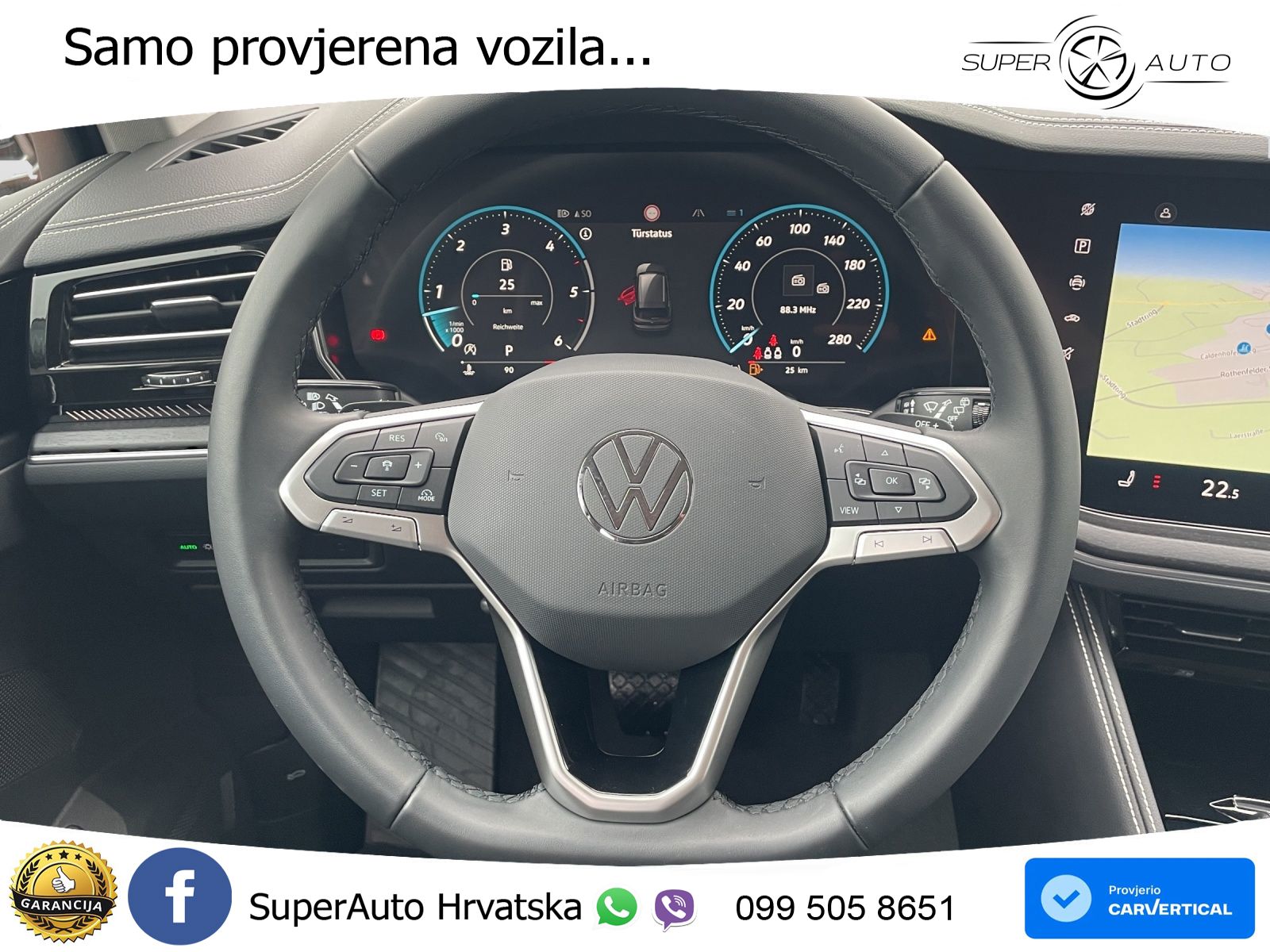 Volkswagen Touareg 3.0 V6 TDI (231 KS) 4MOTION Tiptronic ZRAČNI+ACC+GR SJED+KAM