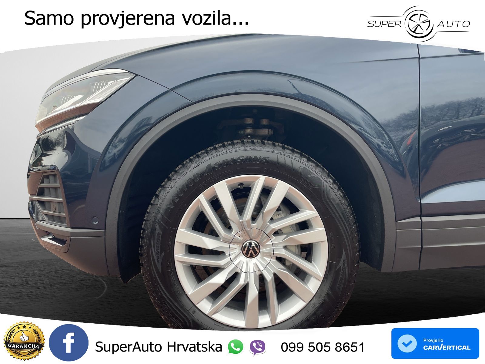 Volkswagen Touareg 3.0 V6 TDI (231 KS) 4MOTION Tiptronic ZRAČNI+ACC+GR SJED+KAM
