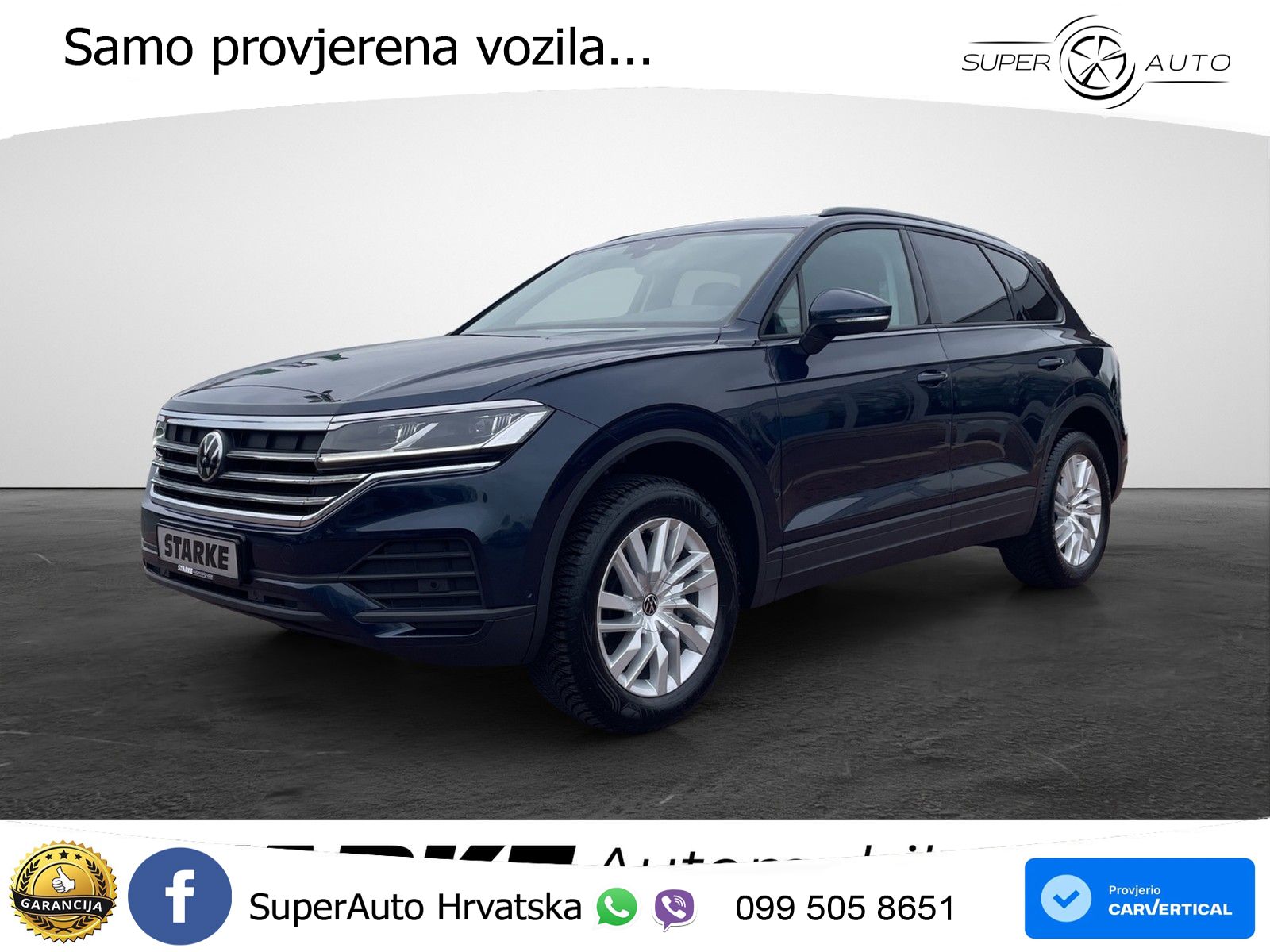 Volkswagen Touareg 3.0 V6 TDI (231 KS) 4MOTION Tiptronic ZRAČNI+ACC+GR SJED+KAM