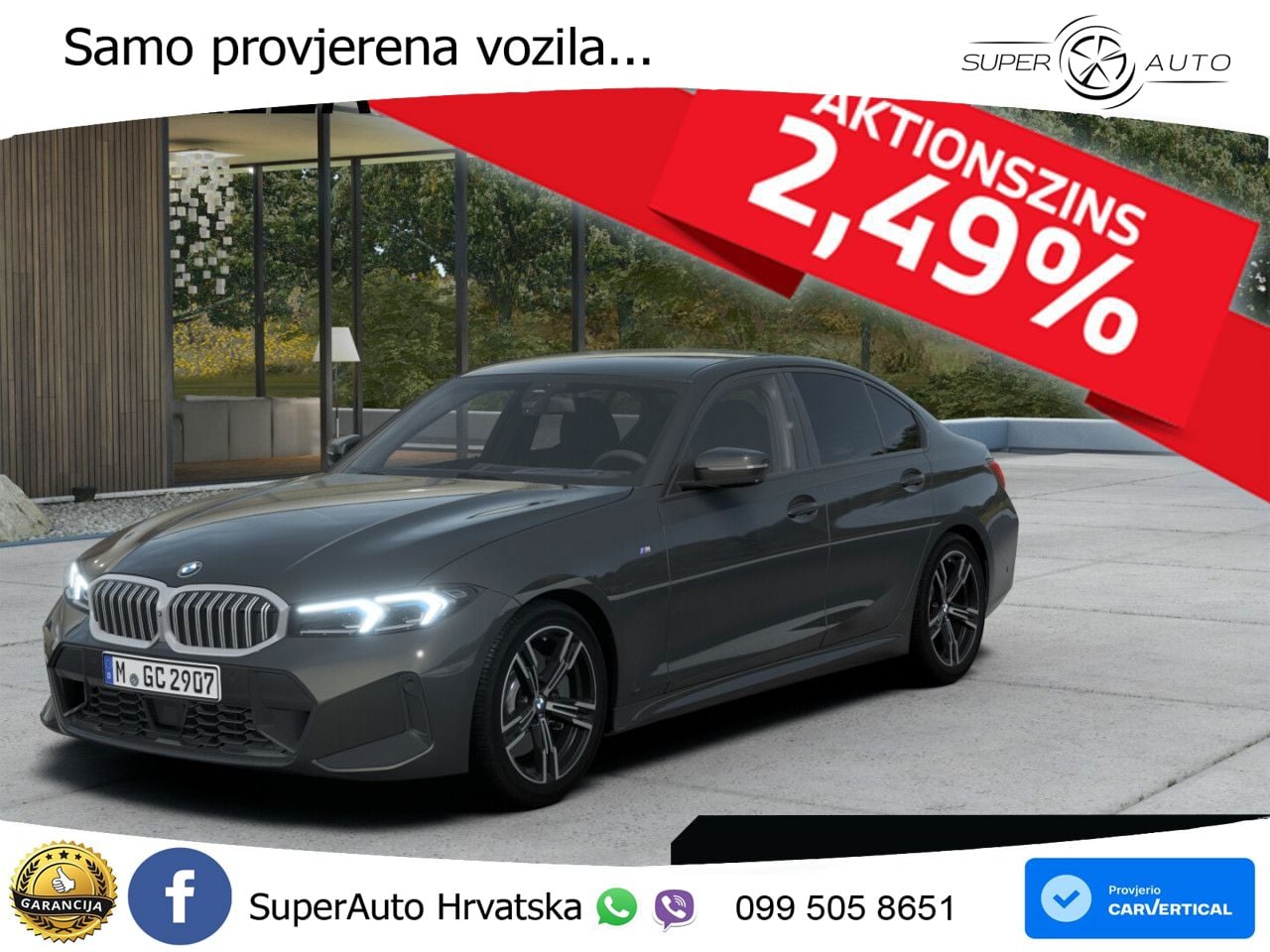 BMW 320i (184 KS) Steptronic M Sport LED+GR SJED+ACC