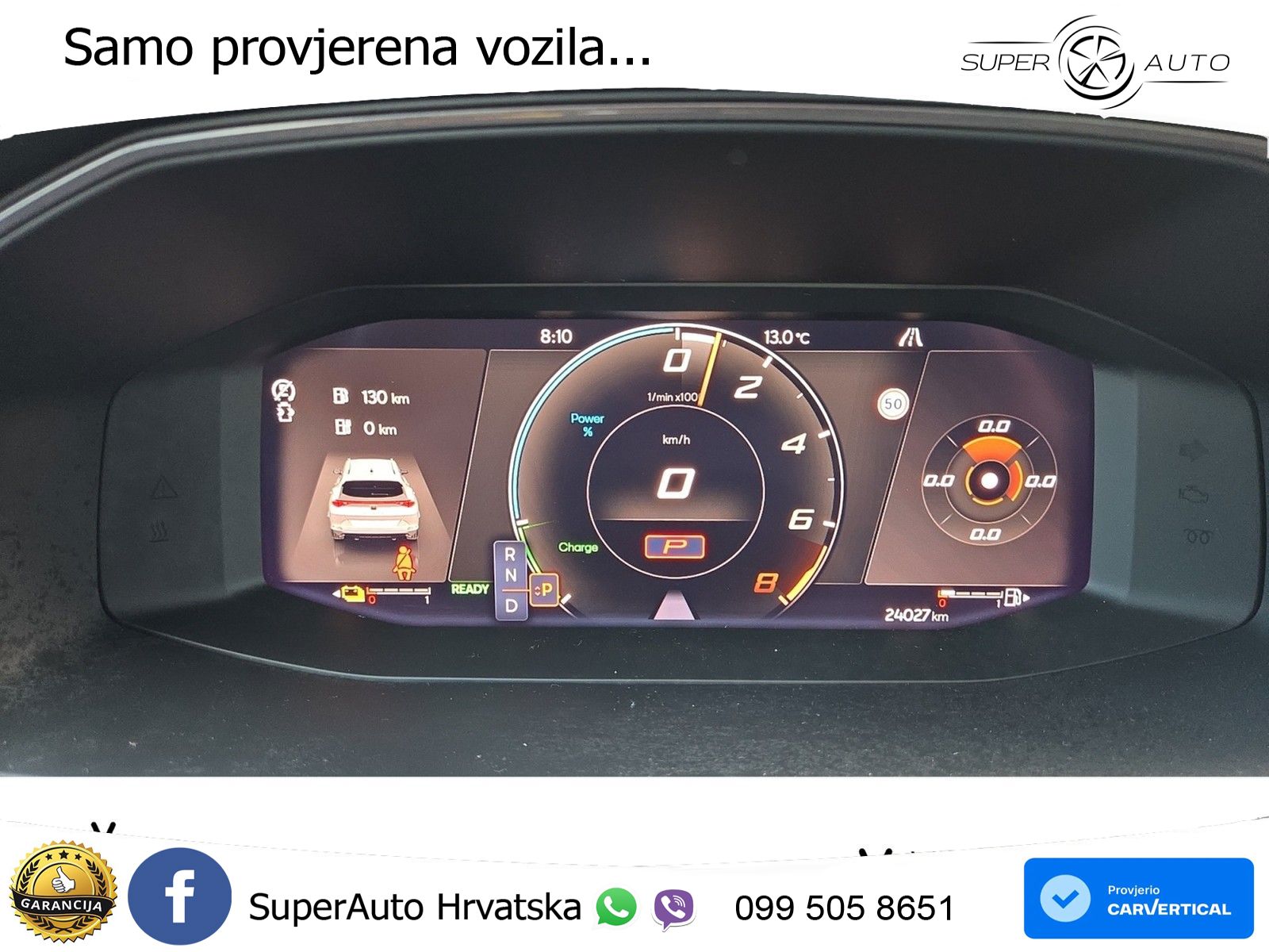 Cupra Formentor 1.4 TSI (245 KS) e-Hybrid DSG VZ MATRIX+GR SJED+KAM