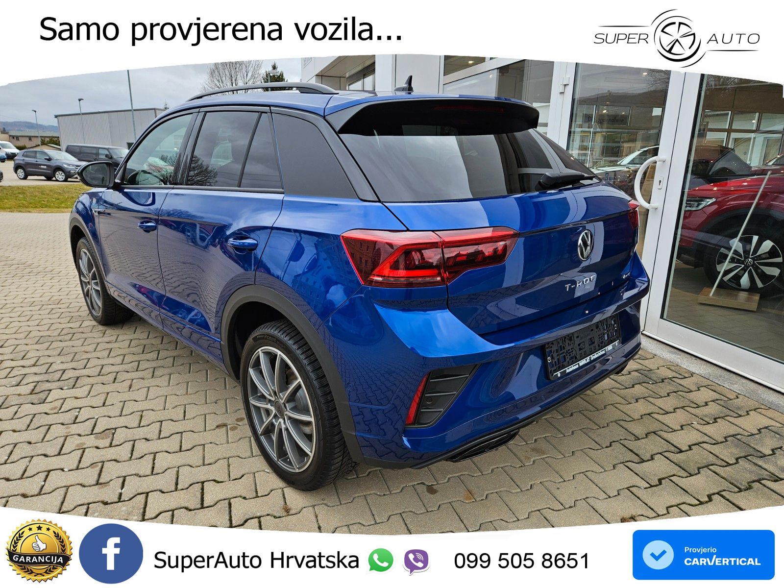 Volkswagen T-Roc 2.0 TSI (190 KS) 4M DSG R-Line LED+GR SJED+ACC