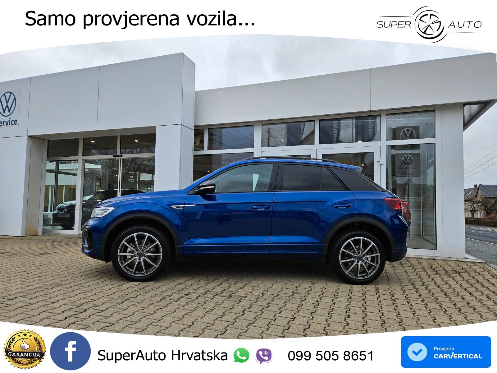 Volkswagen T-Roc 2.0 TSI (190 KS) 4M DSG R-Line LED+GR SJED+ACC