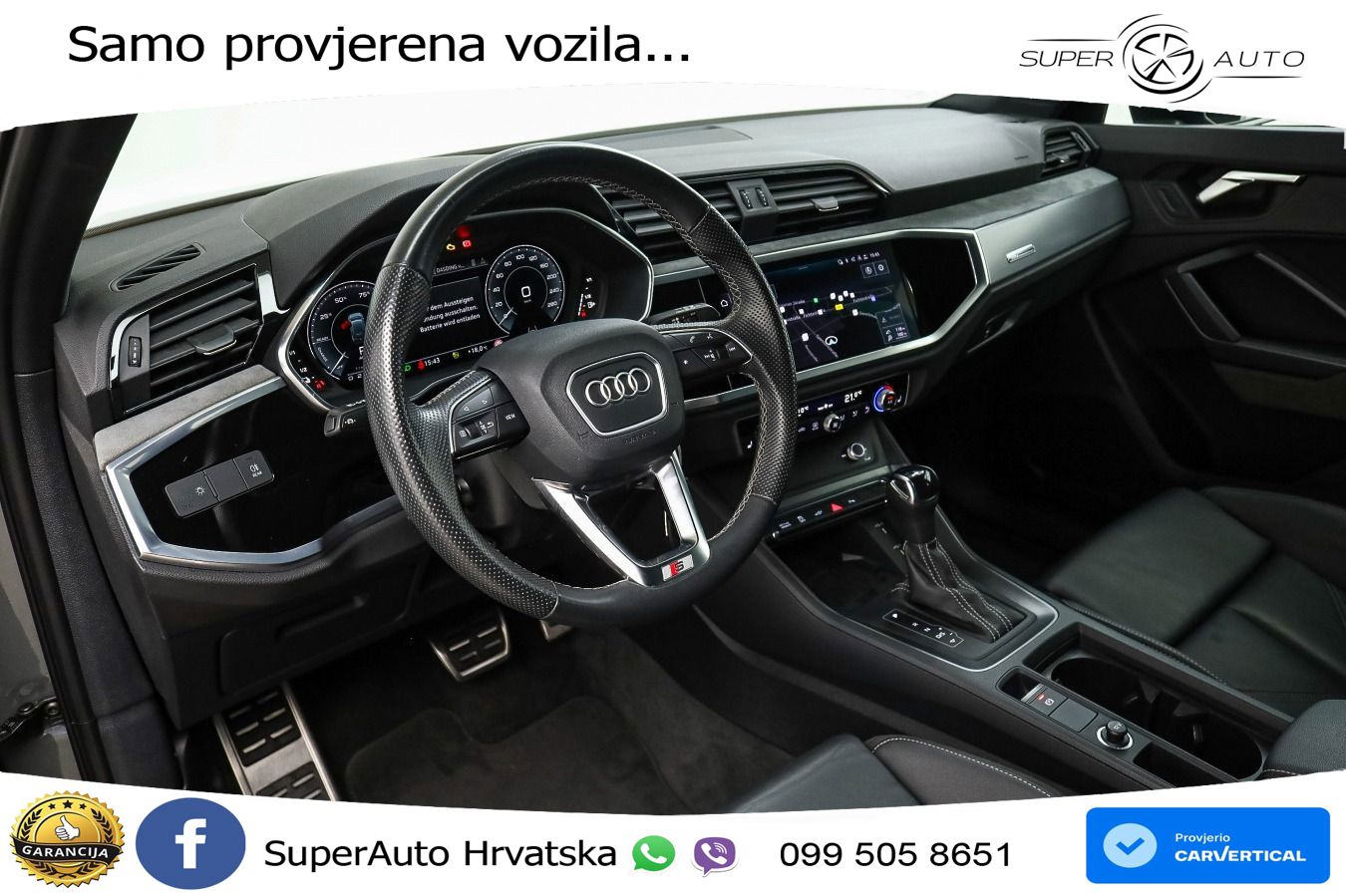 Audi Q3 45 TFSIe (245 KS) S tronic S line LED+GR SJED+ACC