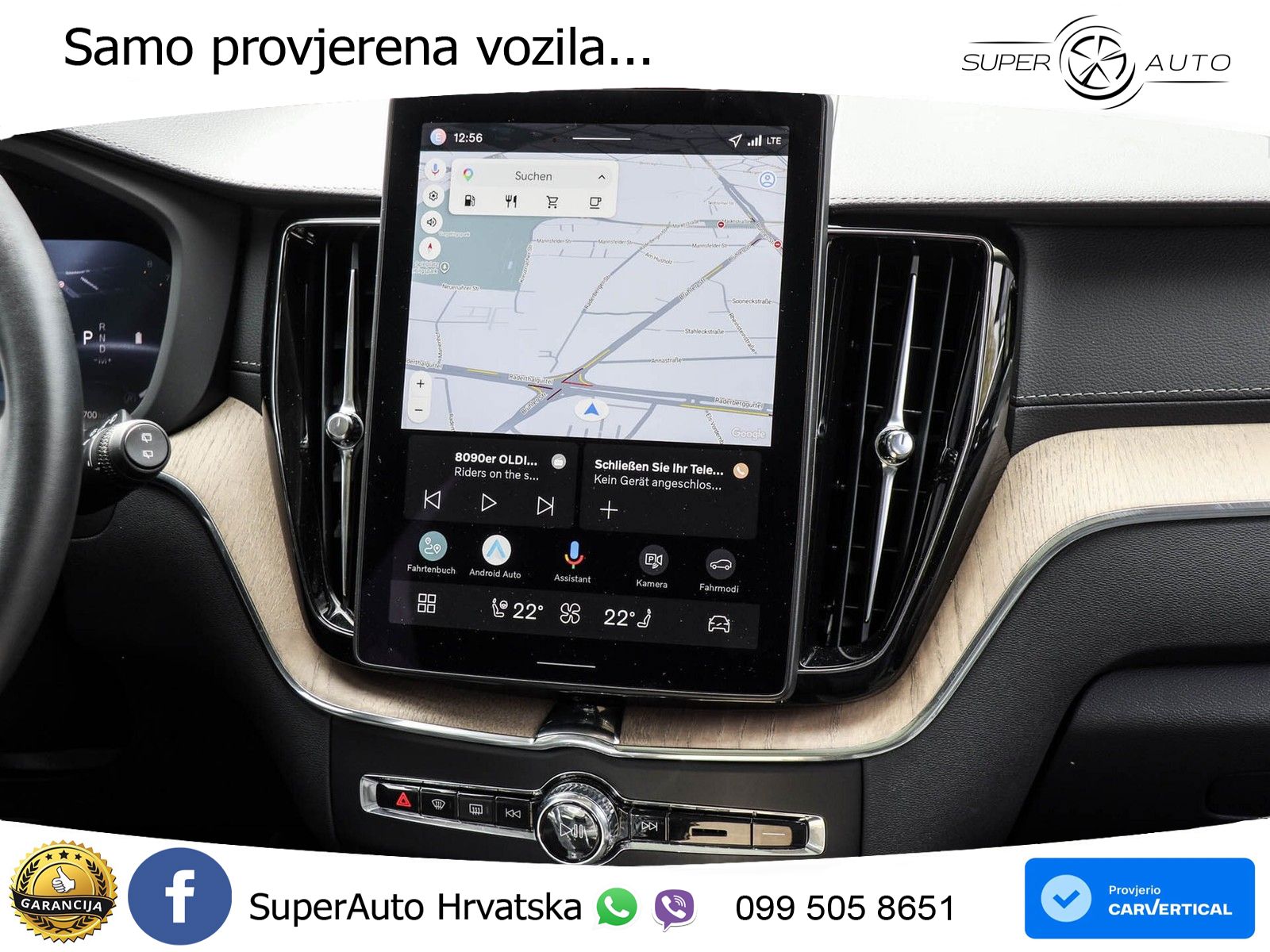 Volvo XC60 B5 Benzin AWD Geartronic ZRAČNI+ACC+GR SJED+KAM+PANO