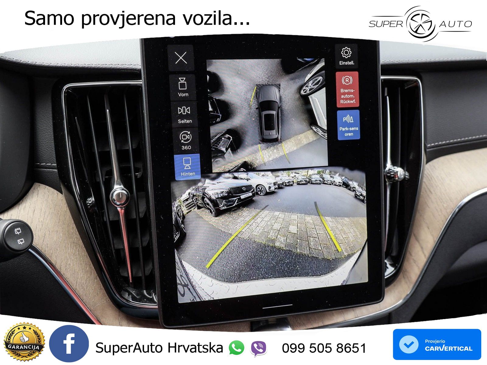 Volvo XC60 B5 Benzin AWD Geartronic ZRAČNI+ACC+GR SJED+KAM+PANO