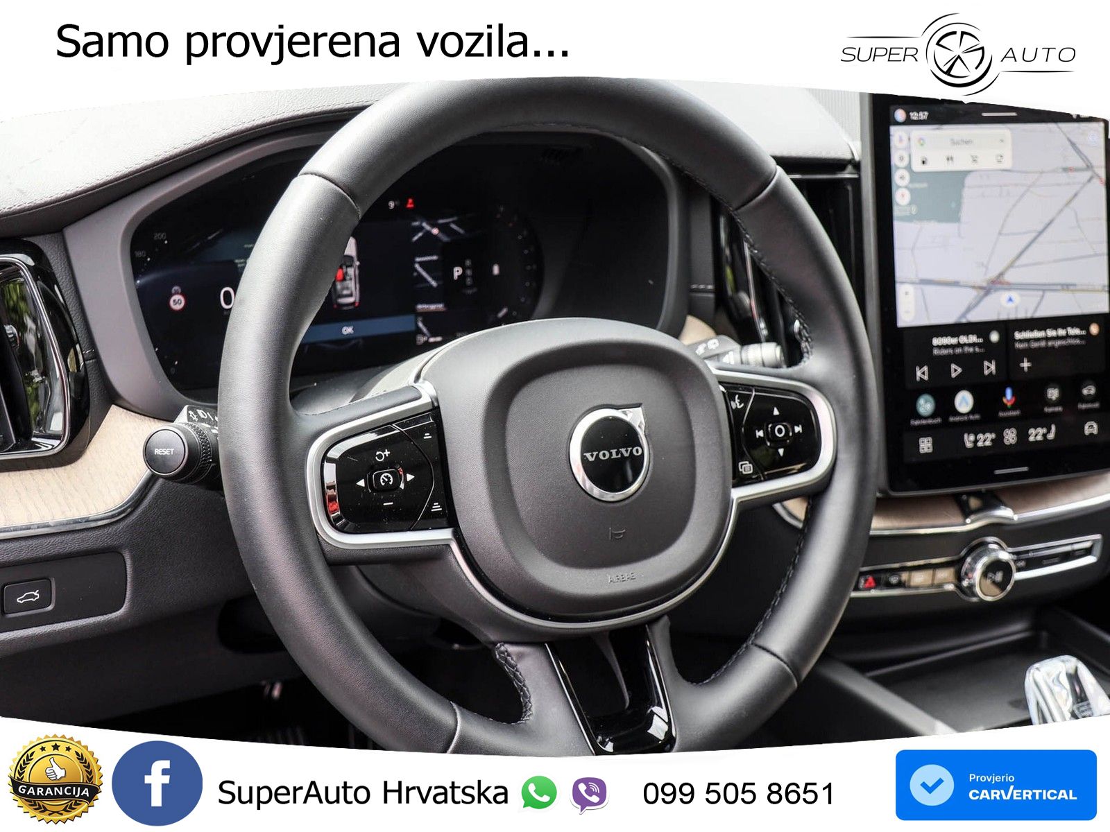 Volvo XC60 B5 Benzin AWD Geartronic ZRAČNI+ACC+GR SJED+KAM+PANO
