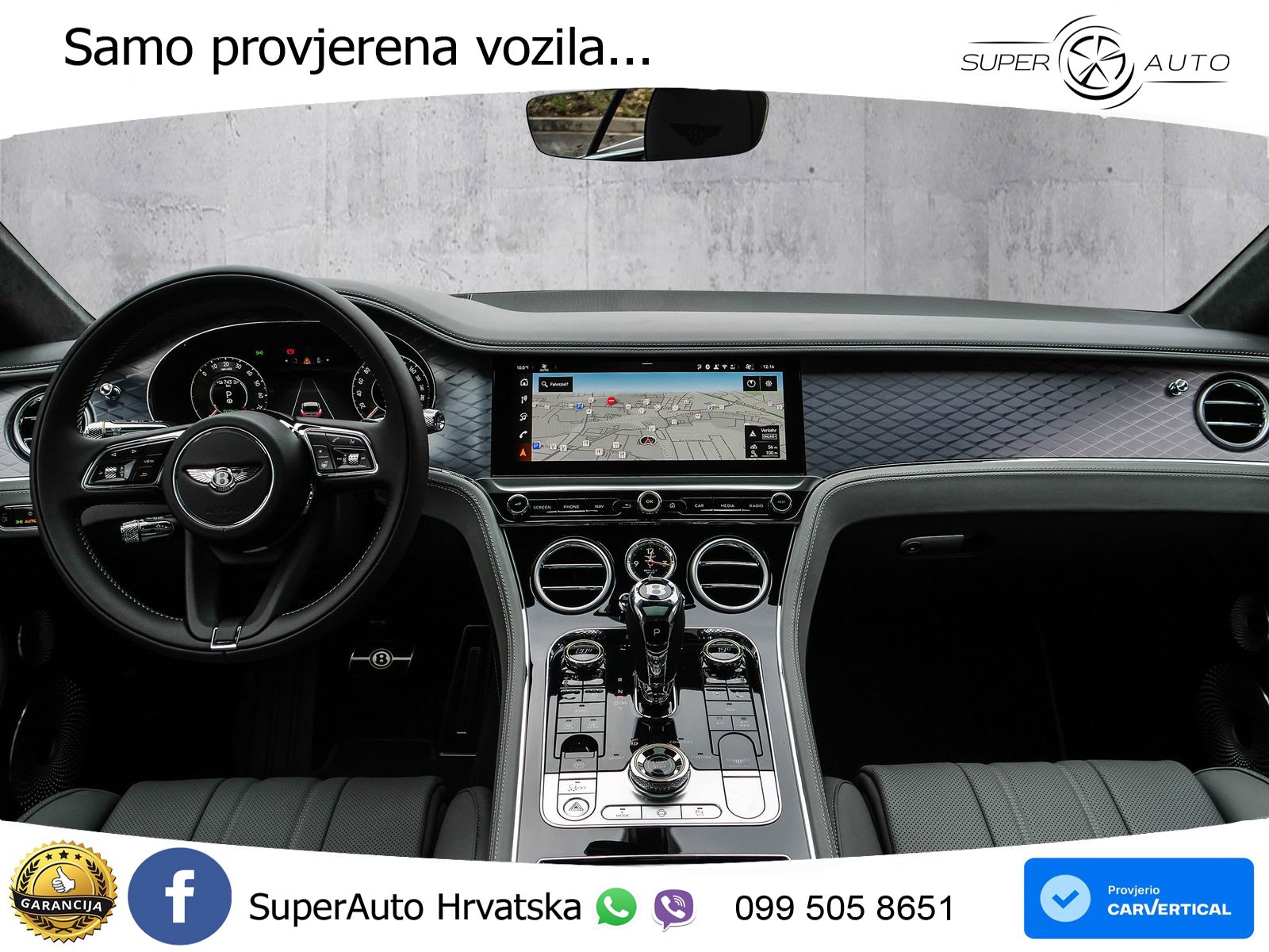 Bentley Continental GT IV 4.0 V8 TFSi (680 KS) AWD DCT ZRAČNI+ACC+GR SJED+KAM+PANO